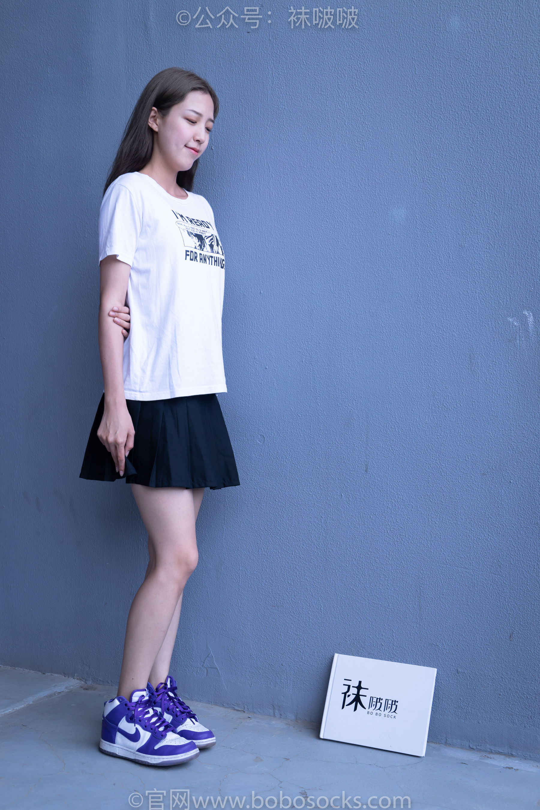 BoBoSocks袜啵啵 积分限定作品002 泡芙- AJ、白色棉质船袜、裸足_第1张