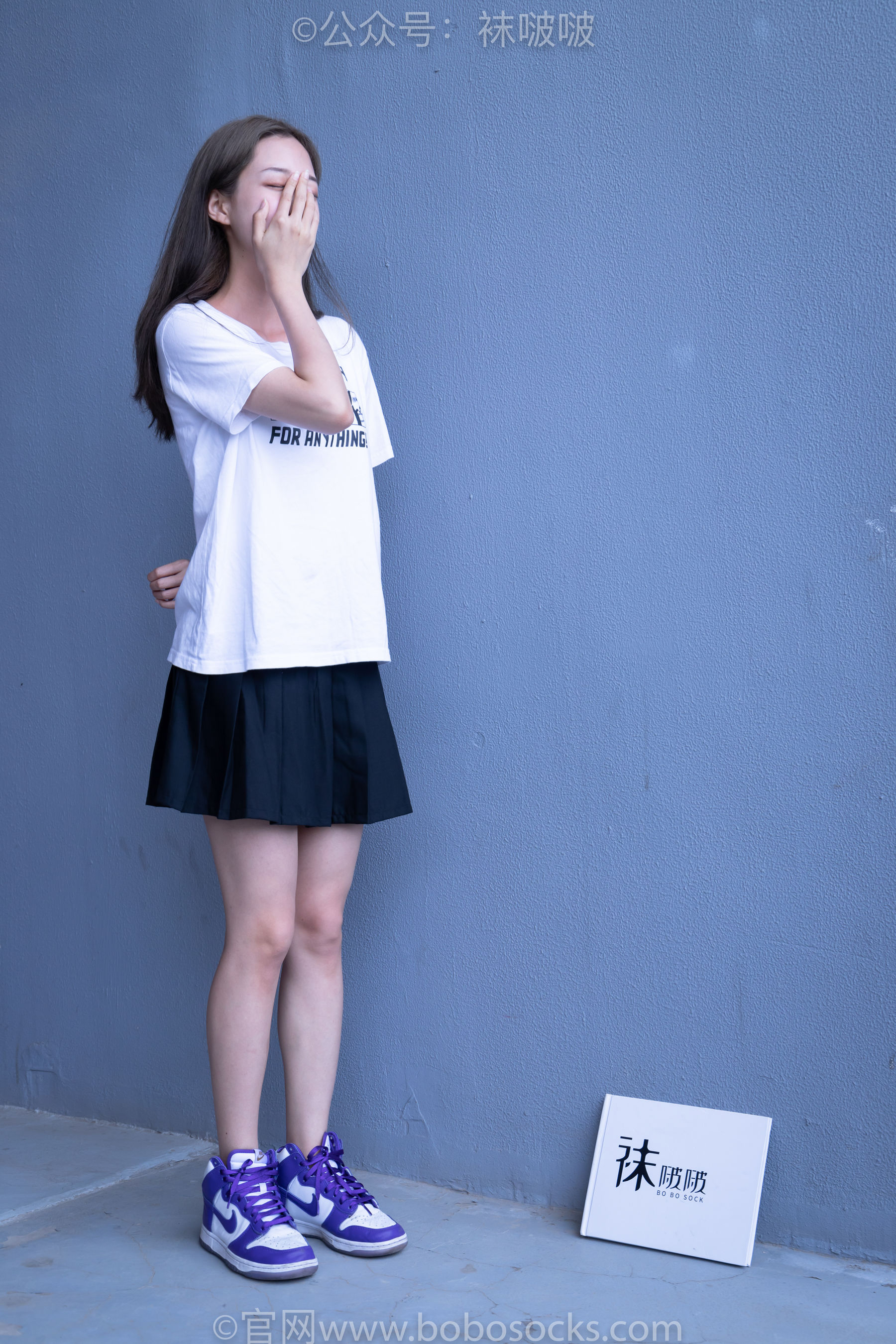BoBoSocks袜啵啵 积分限定作品002 泡芙- AJ、白色棉质船袜、裸足_第2张