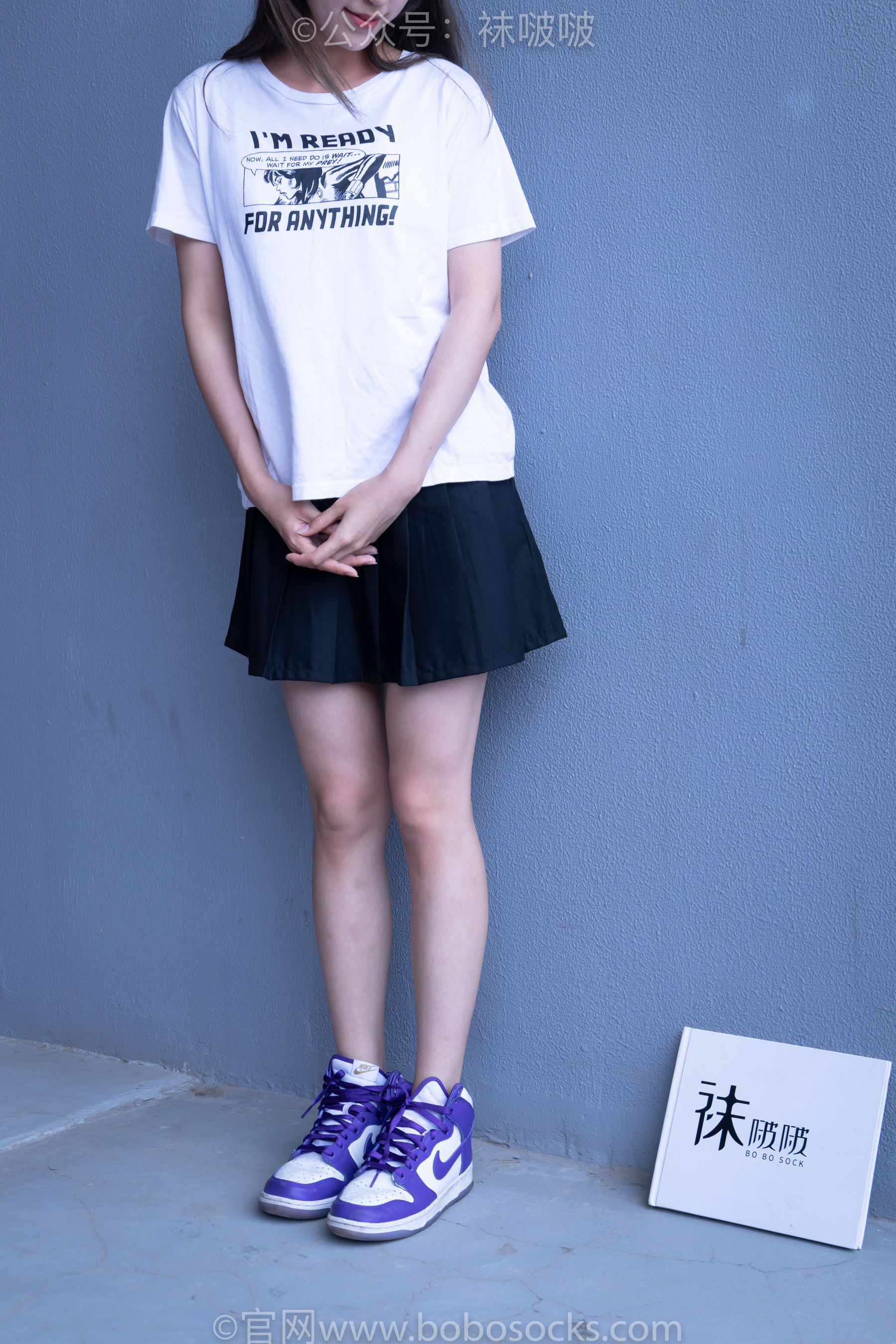 BoBoSocks袜啵啵 积分限定作品002 泡芙- AJ、白色棉质船袜、裸足_第4张
