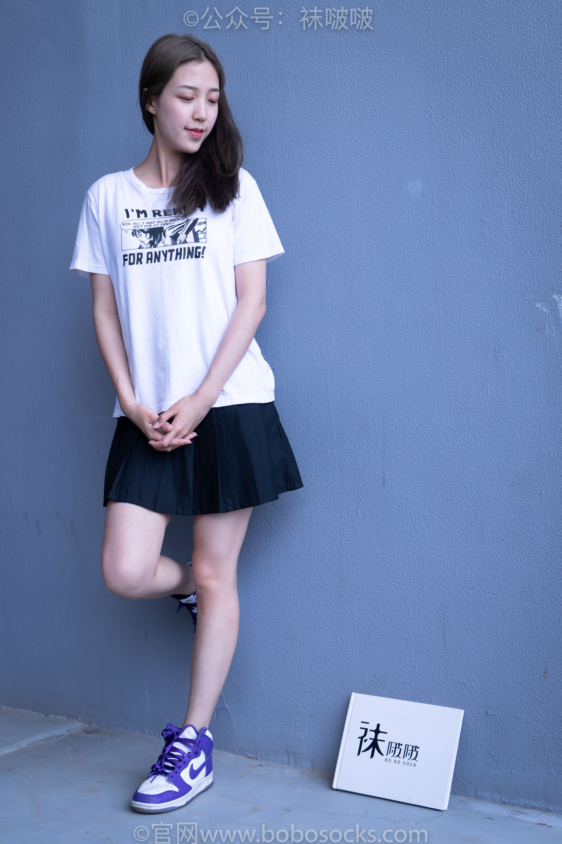 BoBoSocks袜啵啵 积分限定作品002 泡芙- AJ、白色棉质船袜、裸足_第5张