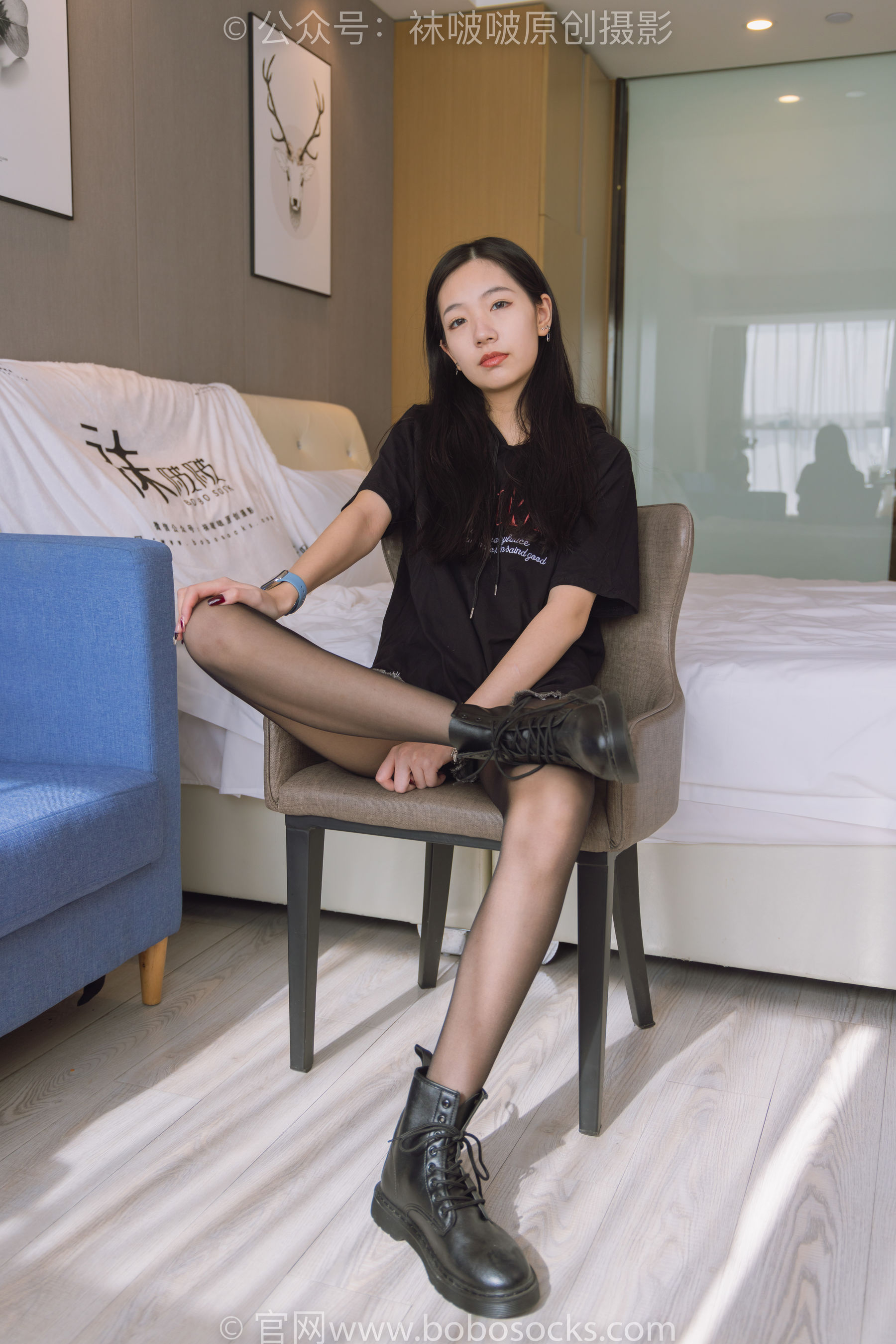 BoBoSocks袜啵啵 No.203 三双靴子、黑丝、网袜_第1张