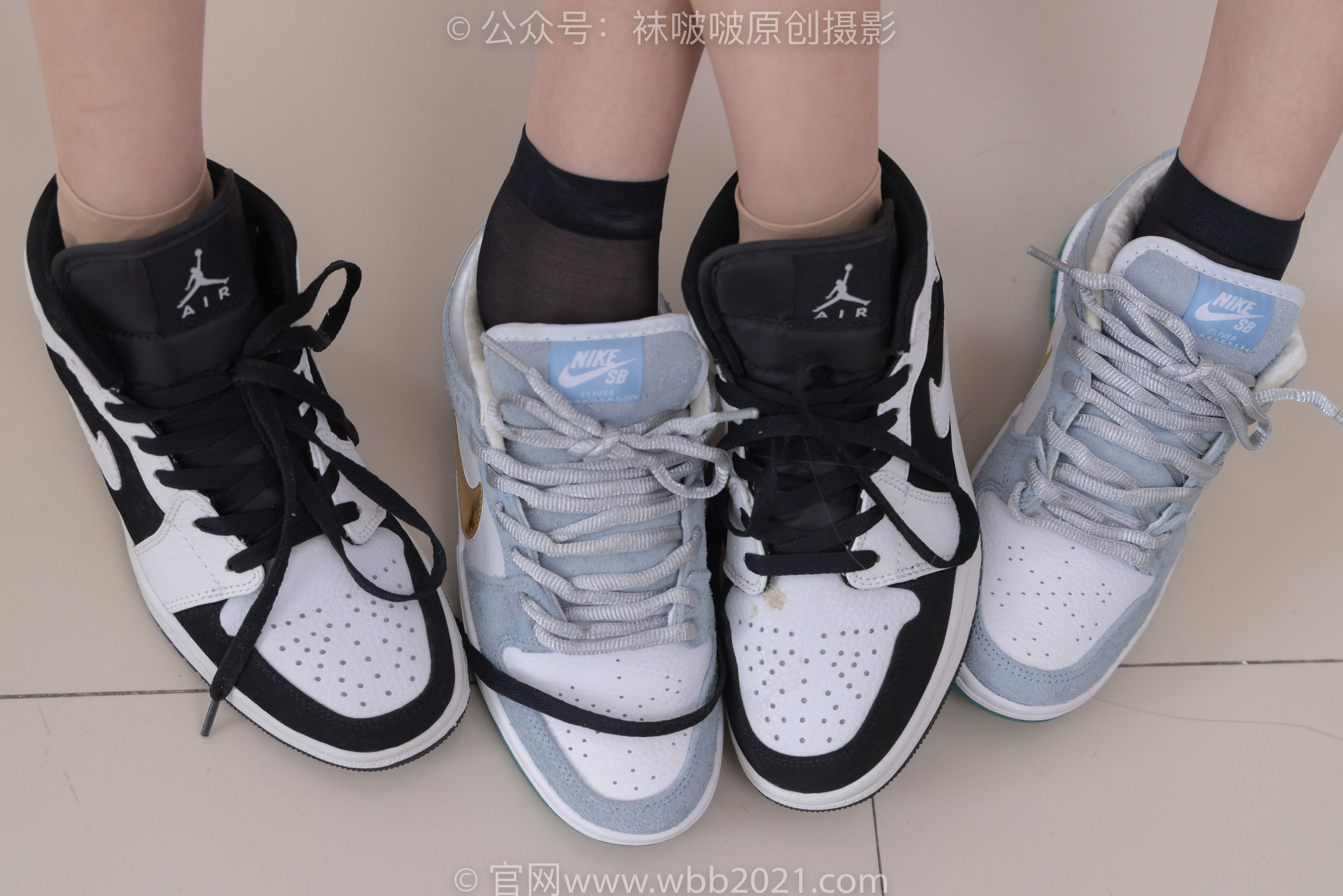 BoBoSocks袜啵啵 No.249 小甜豆稚予 -板鞋、短肉丝、短黑丝、裸足_第1张