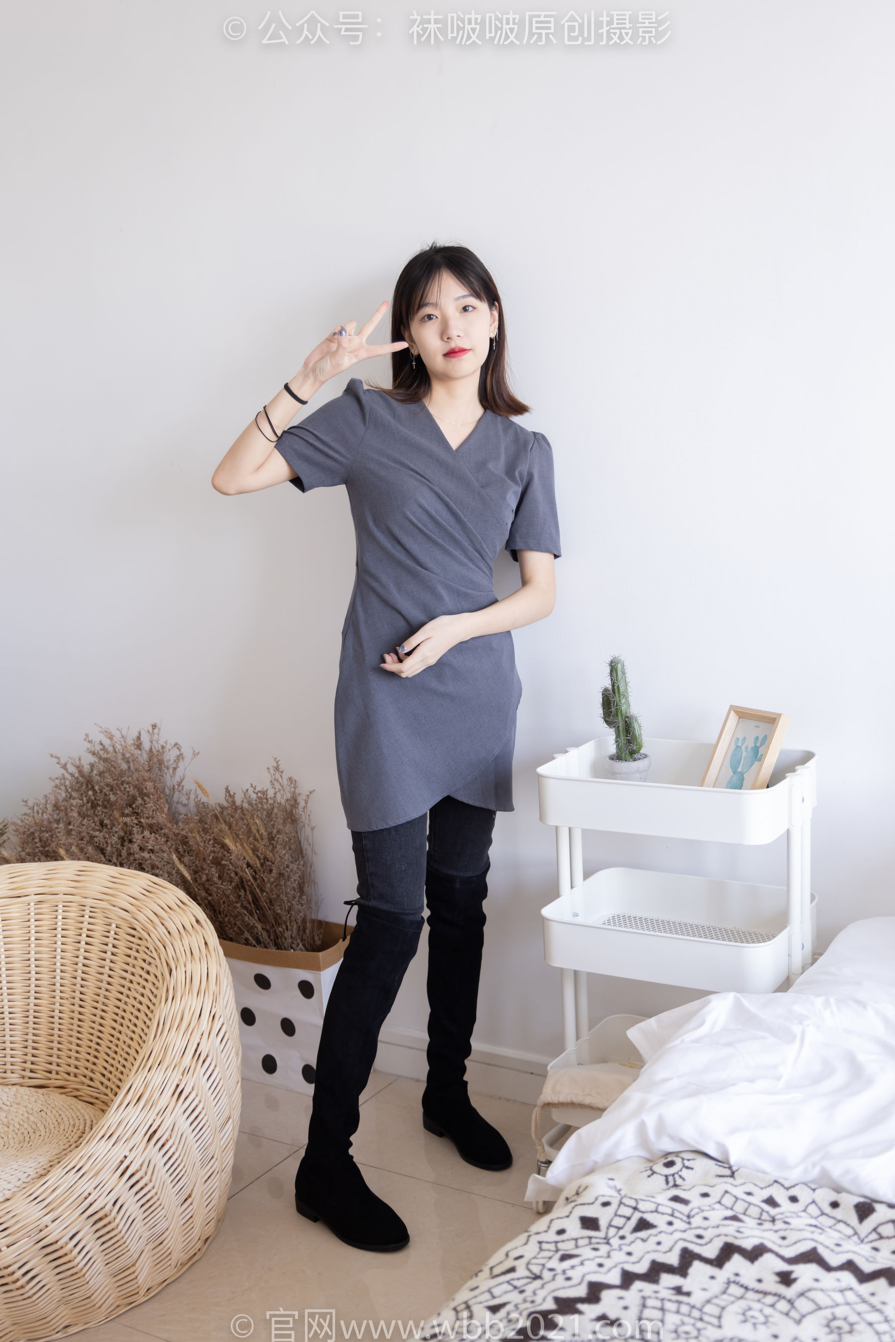 BoBoSocks袜啵啵 No.256 小甜豆 -长靴、短白棉袜_第1张