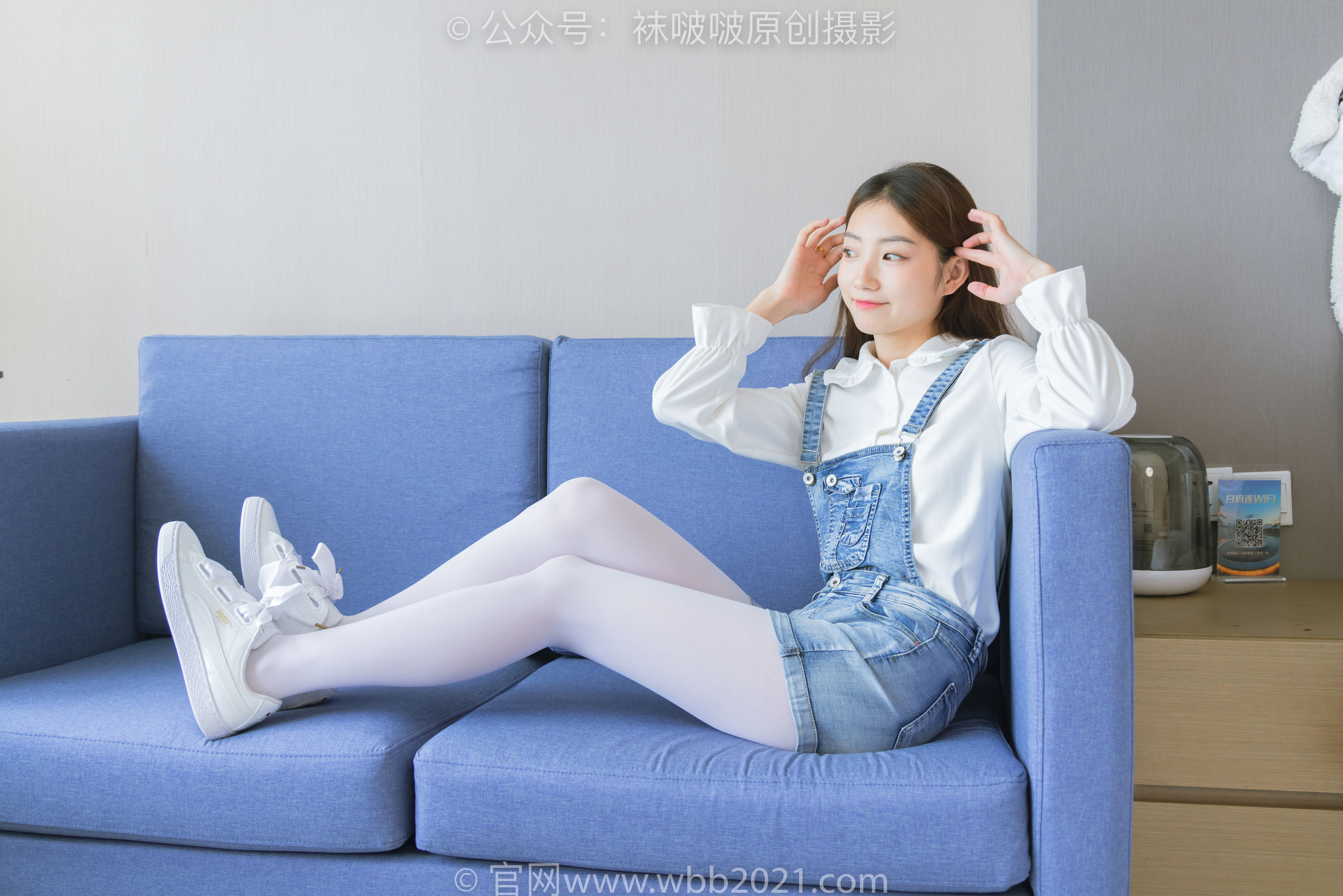 BoBoSocks袜啵啵 No.261 小沫 -板鞋、厚白丝_第1张