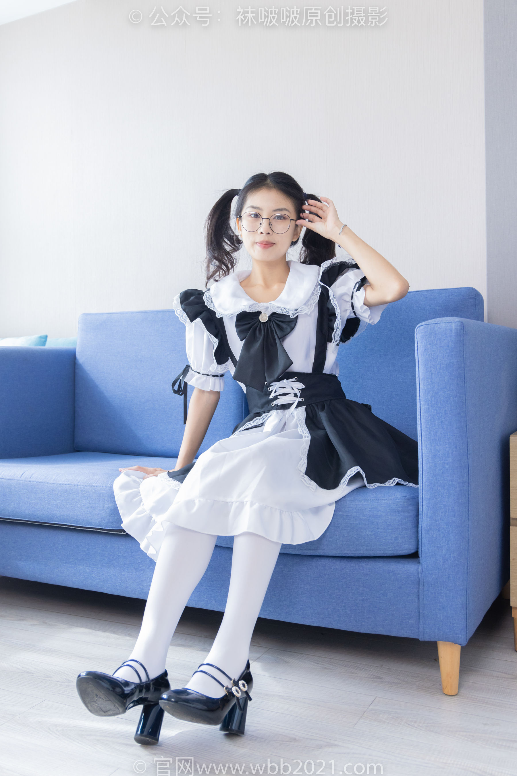 BoBoSocks袜啵啵 No.306 奶油 -高跟鞋、皮鞋、厚白丝大腿袜、厚肉丝、白棉袜_第2张