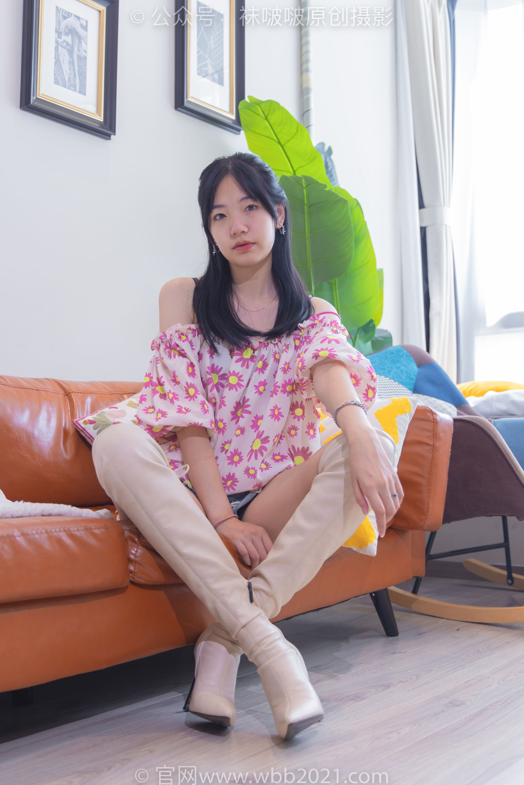 BoBoSocks袜啵啵 No.308 小甜豆 -长靴、白棉袜、裸足_第2张