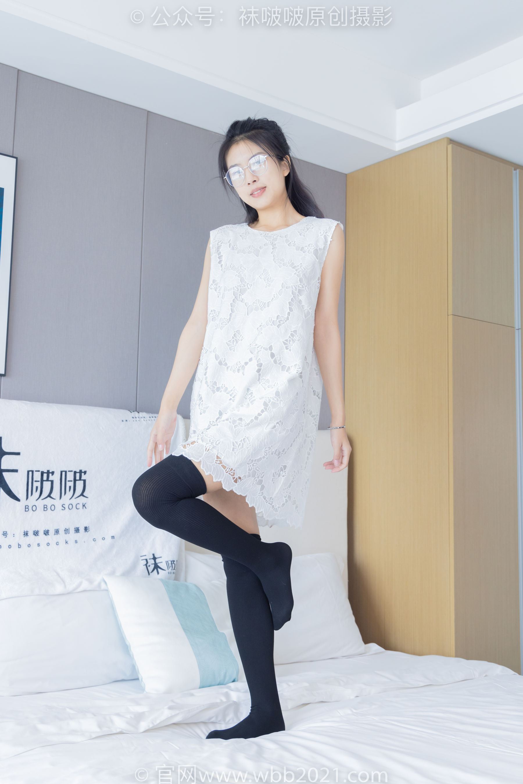 BoBoSocks袜啵啵 No.319 奶油 -高跟鞋、平底鞋、厚肉丝、厚黑丝大腿袜_第3张