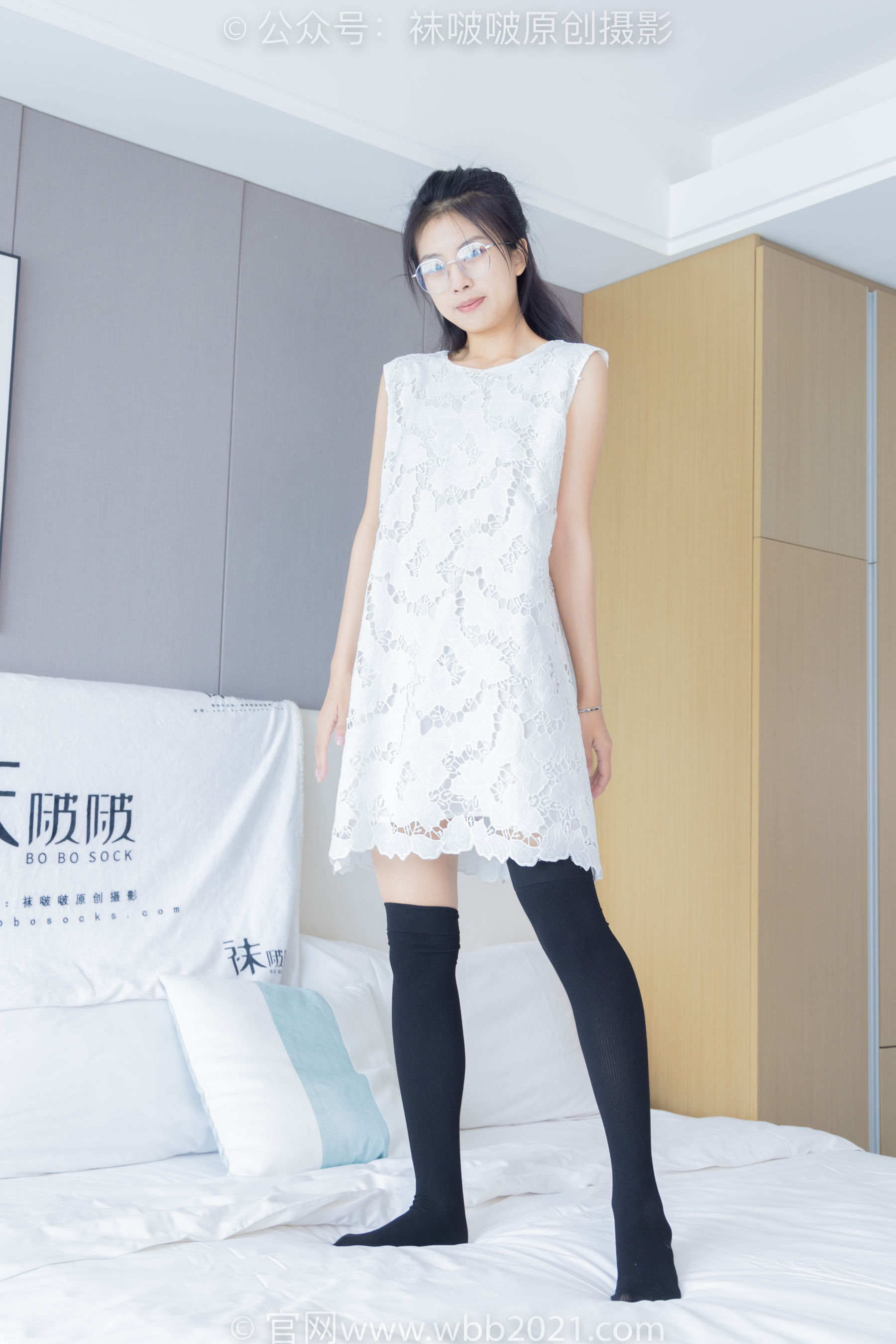 BoBoSocks袜啵啵 No.319 奶油 -高跟鞋、平底鞋、厚肉丝、厚黑丝大腿袜_第4张