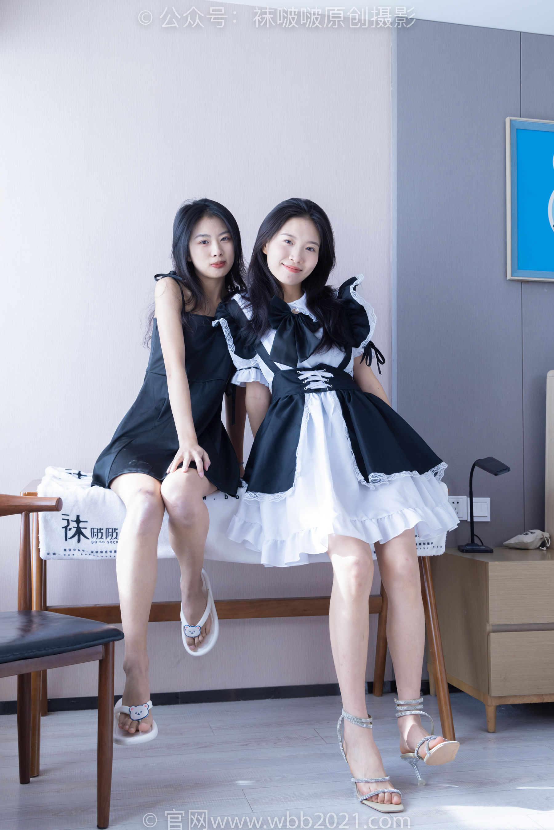 BoBoSocks袜啵啵 No.328 芝士&奶油 -高跟鞋、拖鞋、黑丝、油亮黑、裸足_第1张