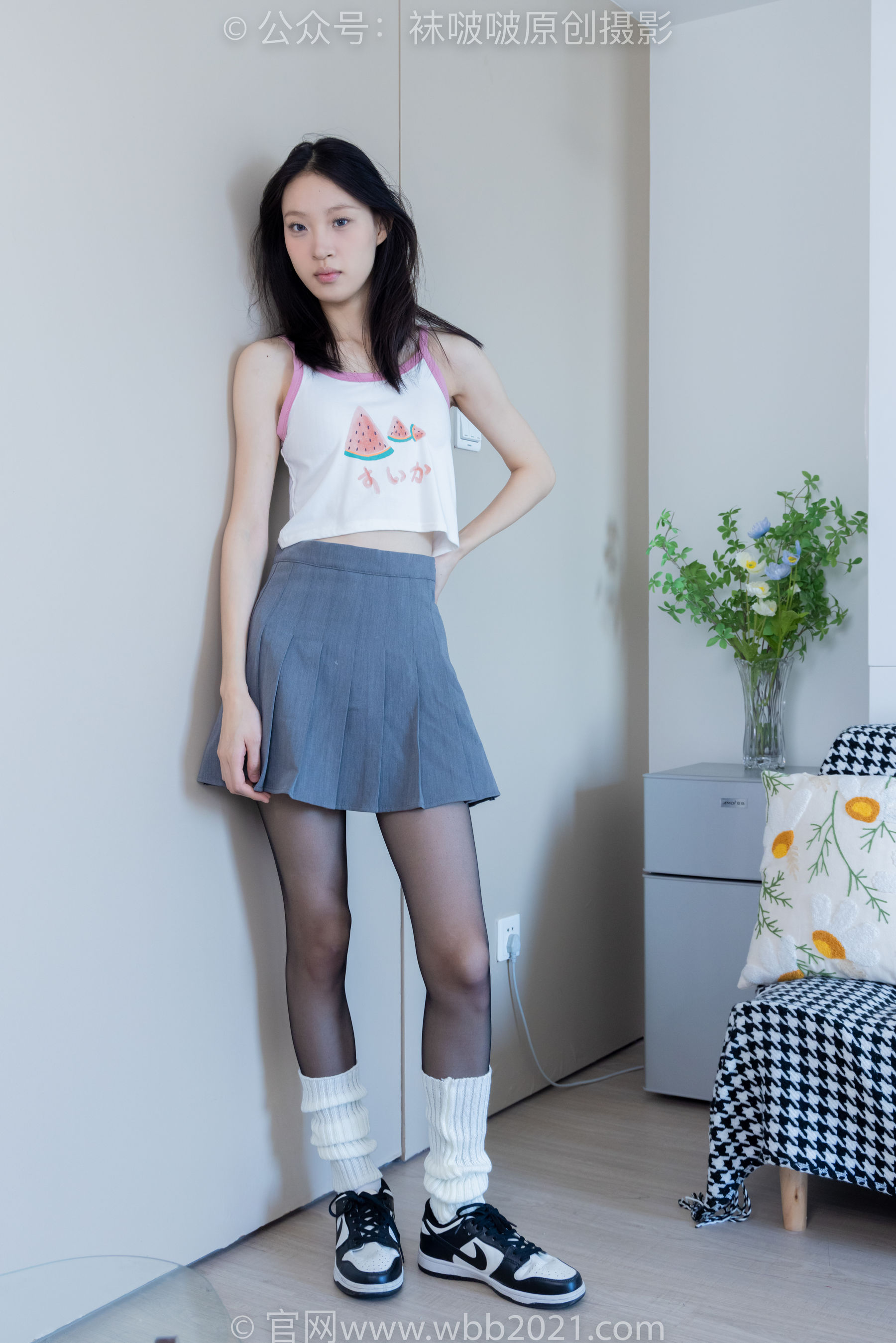 BoBoSocks袜啵啵 No.333 雪糕 -板鞋、白棉袜、黑丝、堆堆袜套_第1张