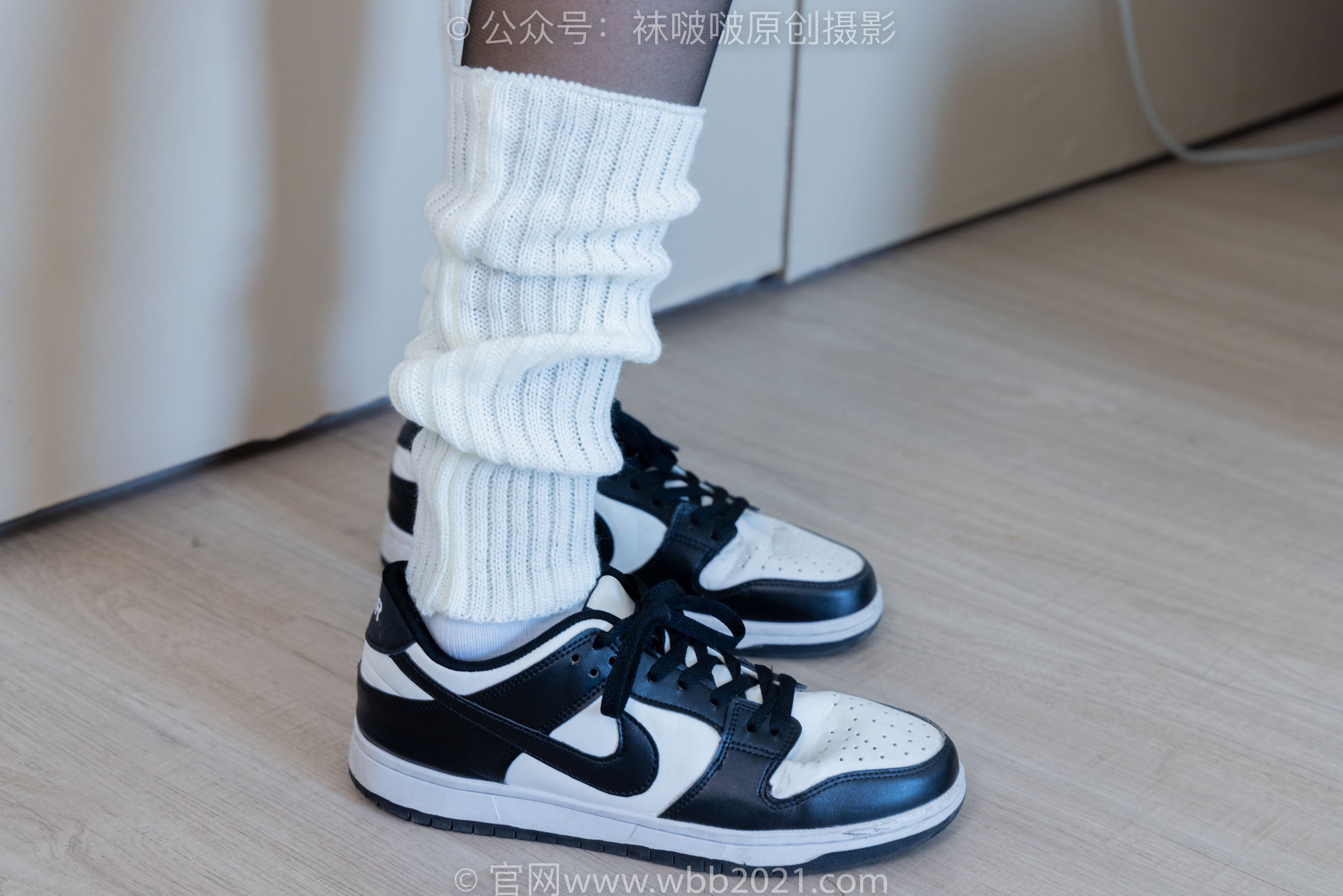 BoBoSocks袜啵啵 No.333 雪糕 -板鞋、白棉袜、黑丝、堆堆袜套_第2张