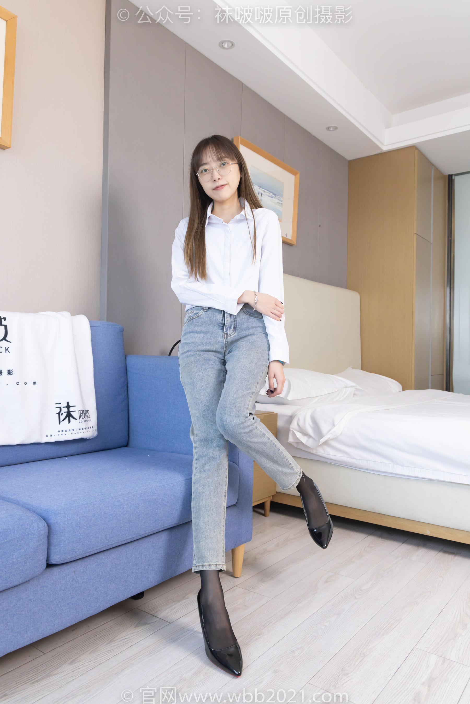 BoBoSocks袜啵啵 No.337 稚予 -高跟鞋、高跟凉鞋、黑丝、裤里丝、裸足_第1张