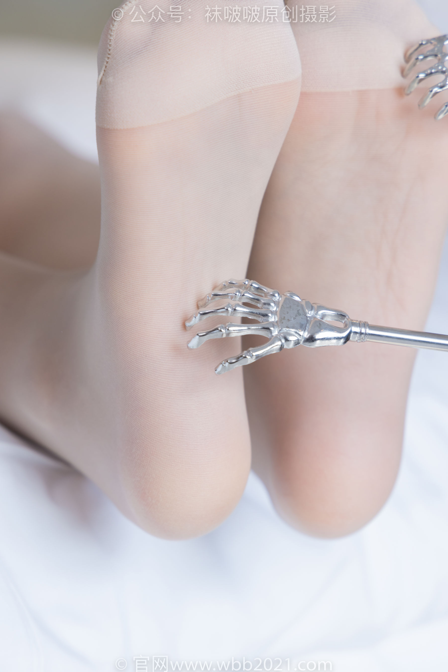 BoBoSocks袜啵啵 No.342 奶油 -平底鞋、肉丝、老头乐挠脚心剧情_第4张