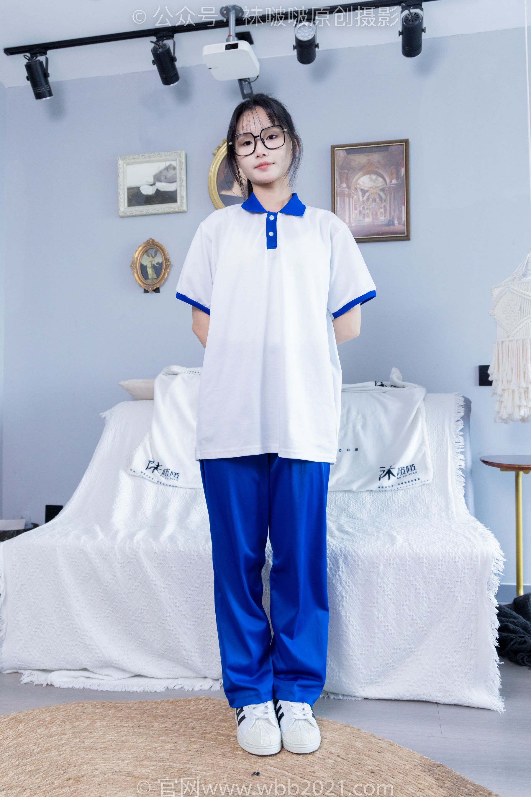 BoBoSocks袜啵啵 No.351 甜甜圈 -板鞋、白棉袜、肉丝、校服裤里丝_第1张