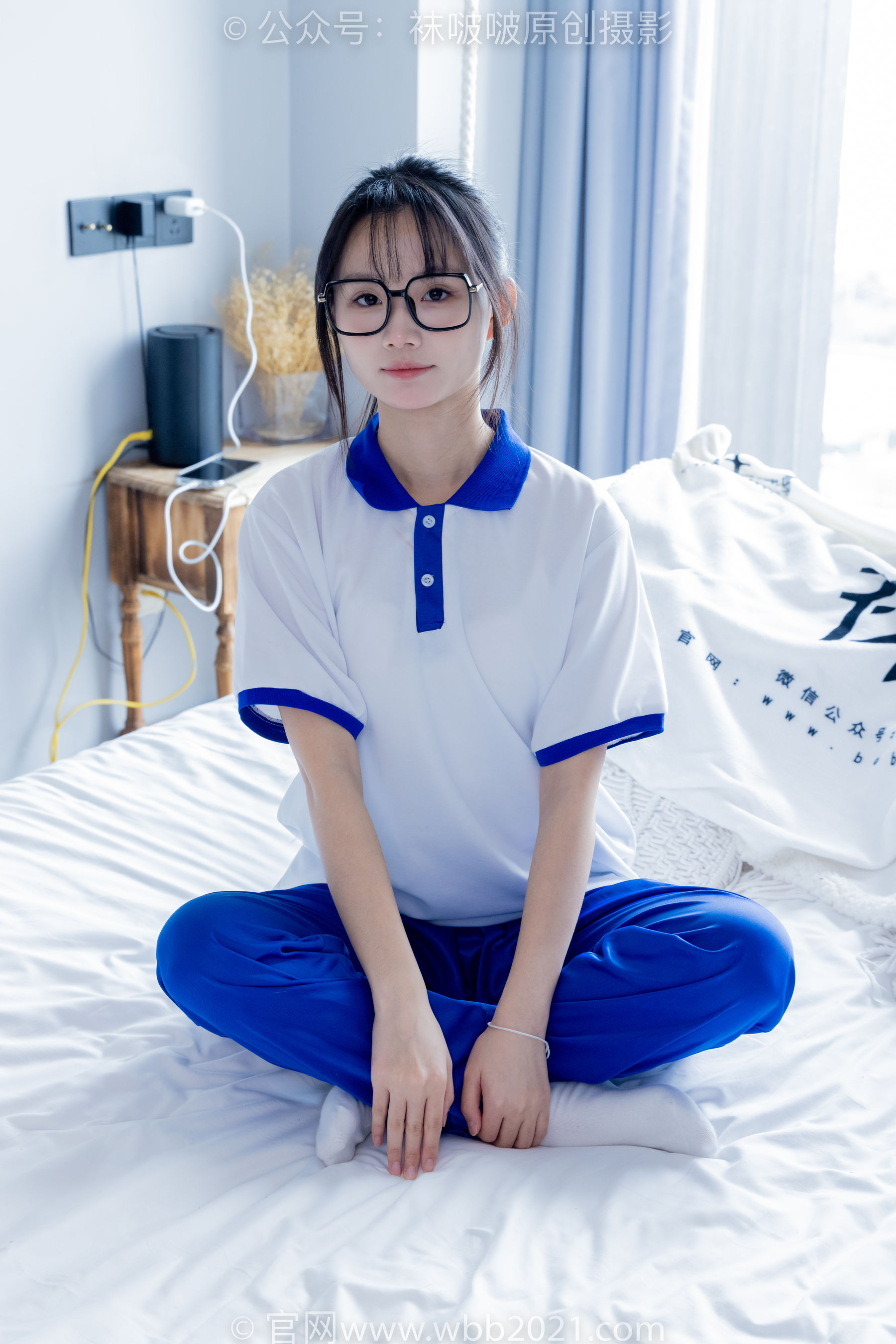 BoBoSocks袜啵啵 No.351 甜甜圈 -板鞋、白棉袜、肉丝、校服裤里丝_第5张