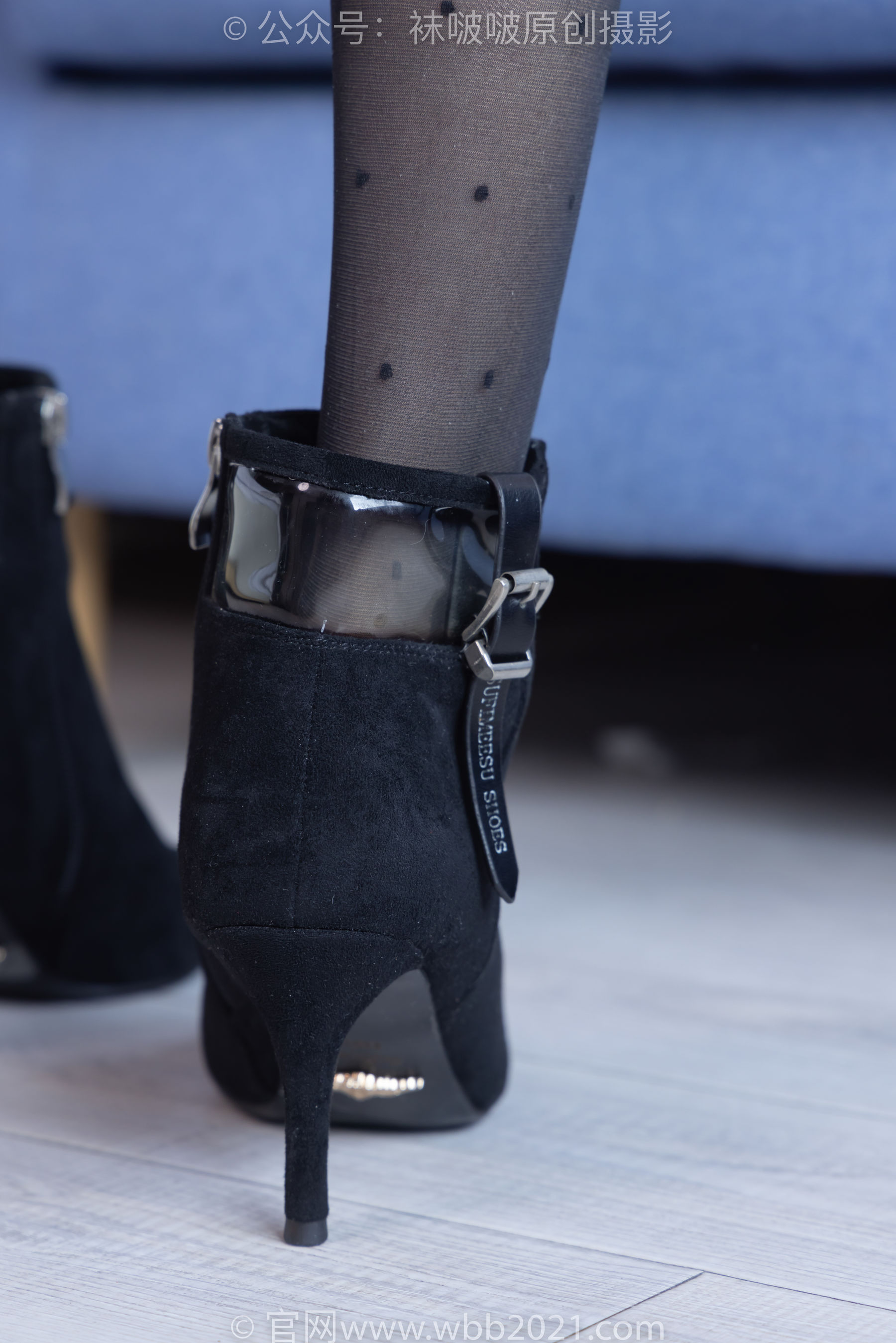 BoBoSocks袜啵啵 No.352 稚予 -短靴、波点黑丝_第2张