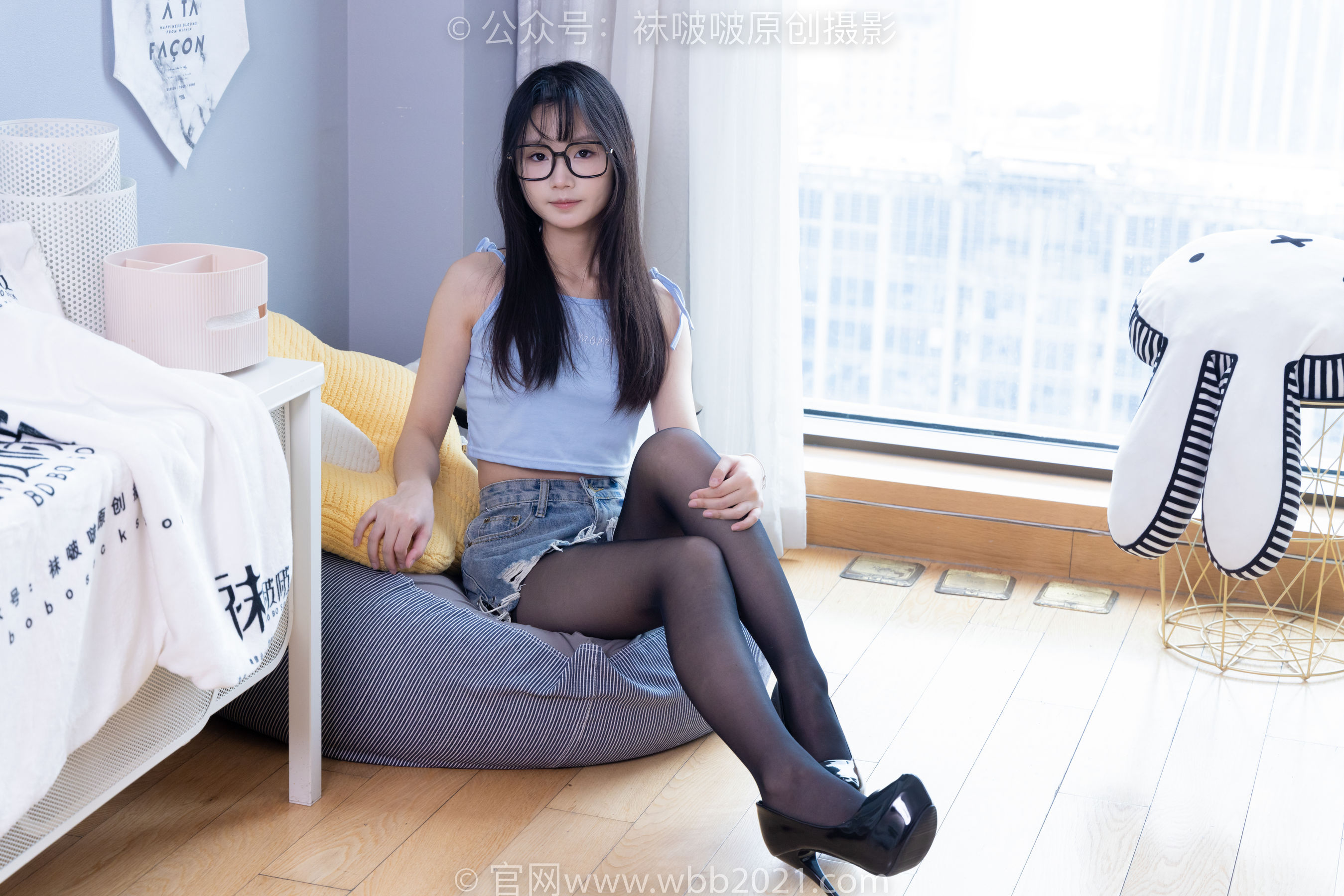 BoBoSocks袜啵啵 No.353 甜甜圈 -高跟鞋、黑丝、裸足_第5张