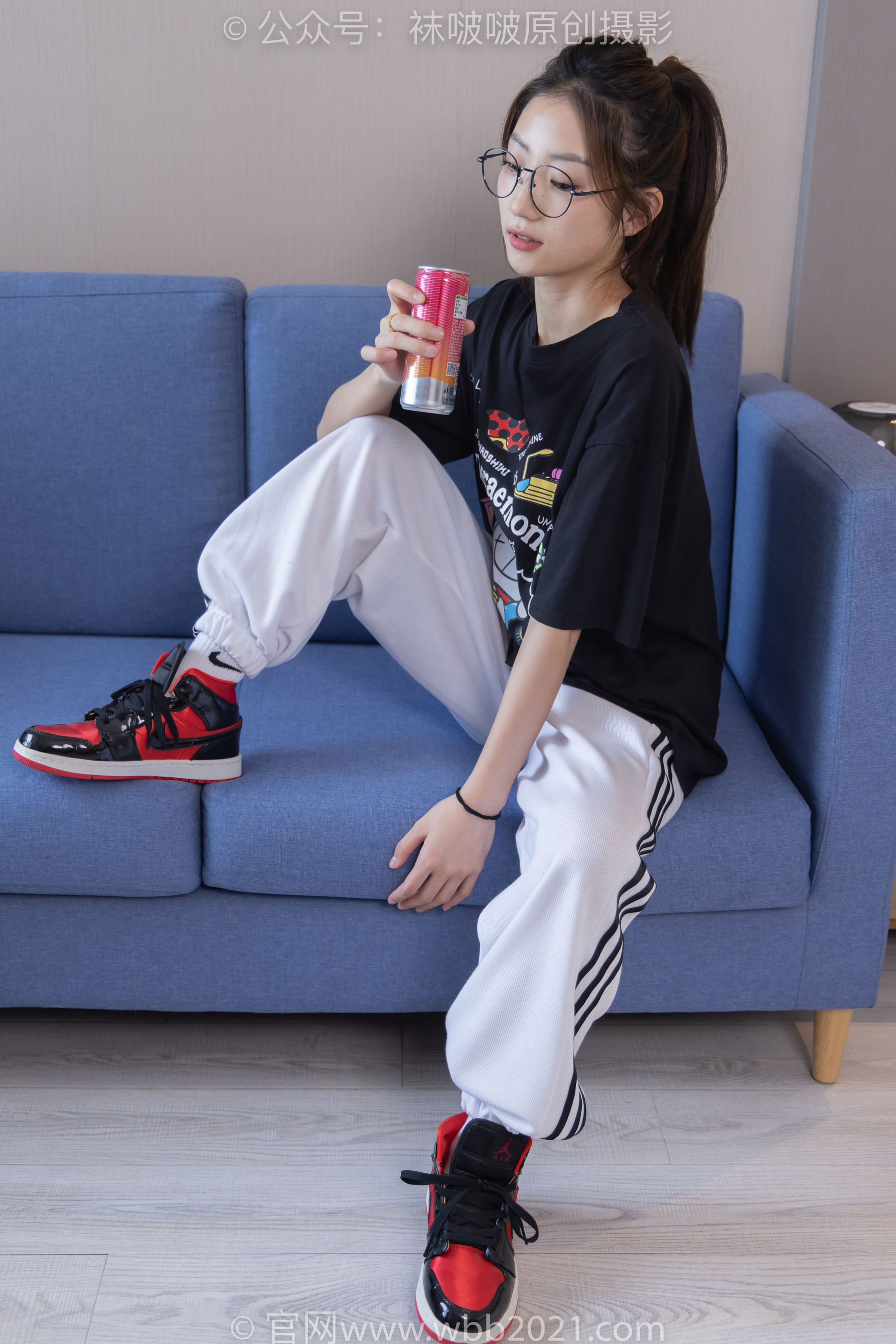 BoBoSocks袜啵啵 No.382 小沫 -板鞋、白棉袜_第2张