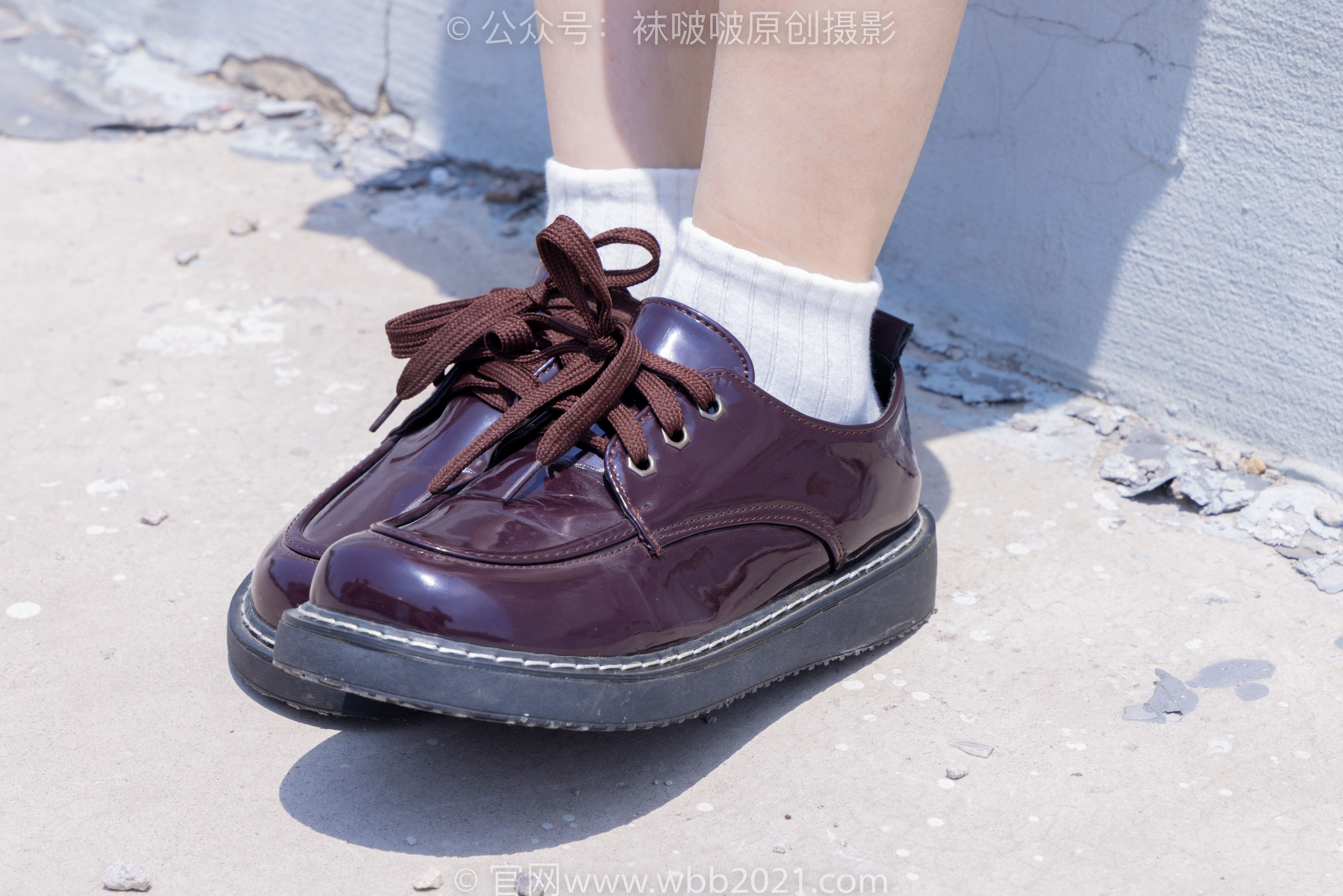 BoBoSocks袜啵啵 No.399 糯米 -皮鞋、白棉袜、jk制服_第2张