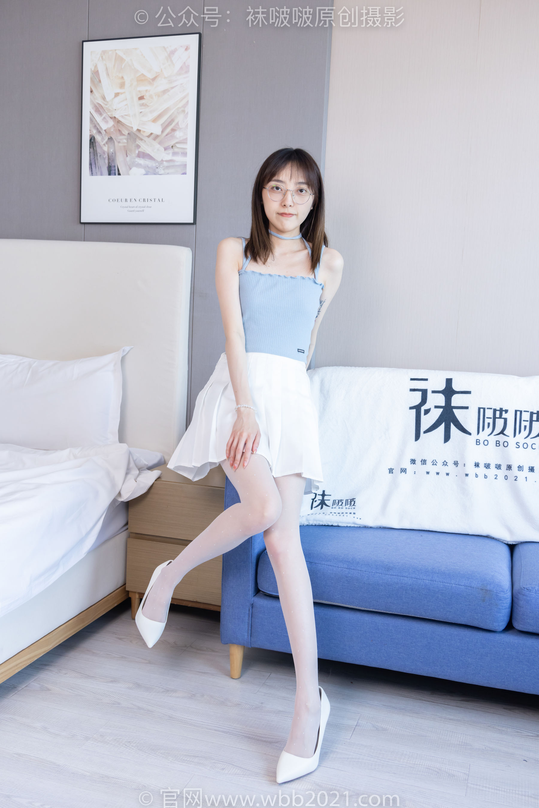 BoBoSocks袜啵啵 No.403 稚予 -高跟鞋、板鞋、波点黑丝、波点白丝_第1张