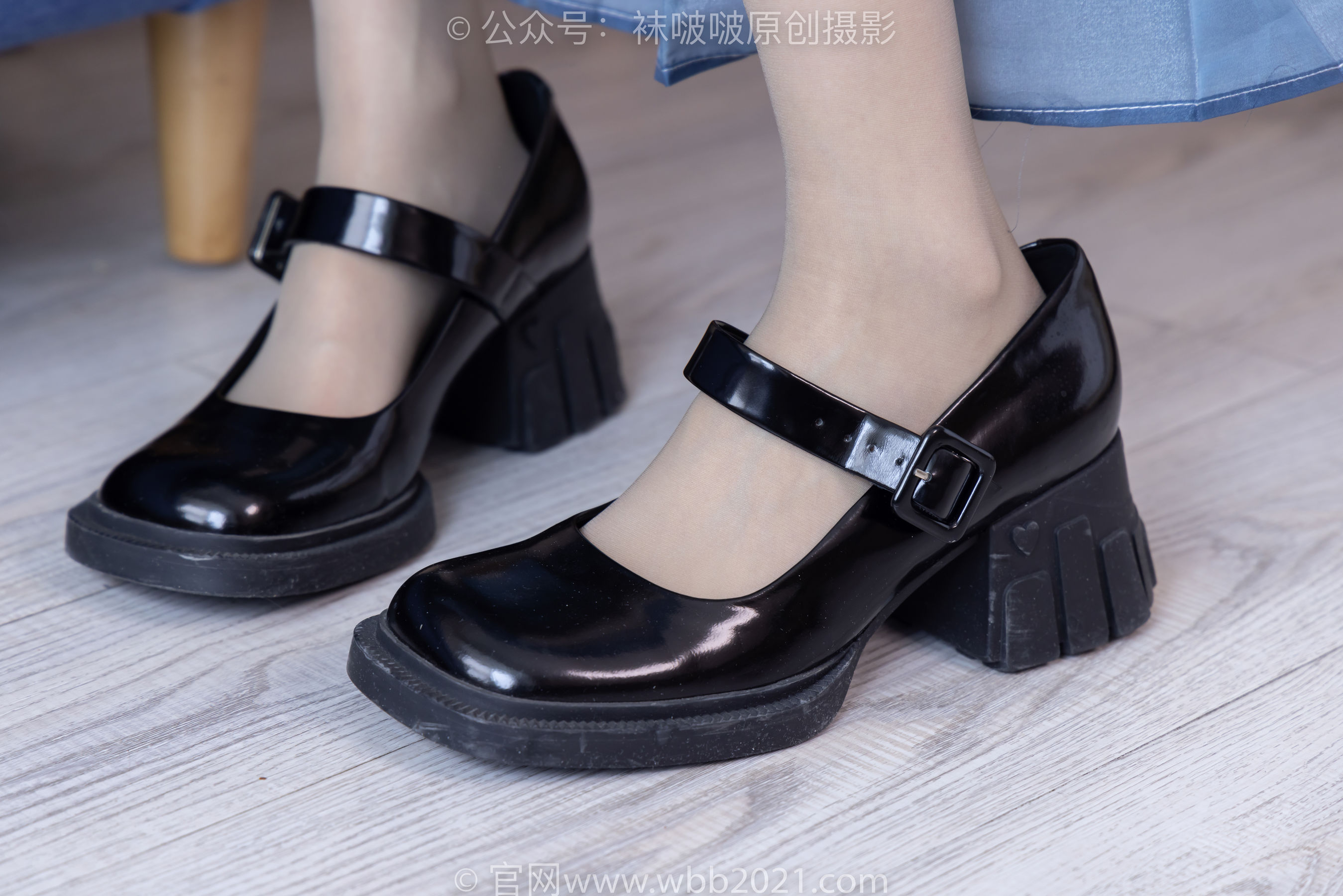 BoBoSocks袜啵啵 No.428 稚予 -皮鞋、灰丝_第2张