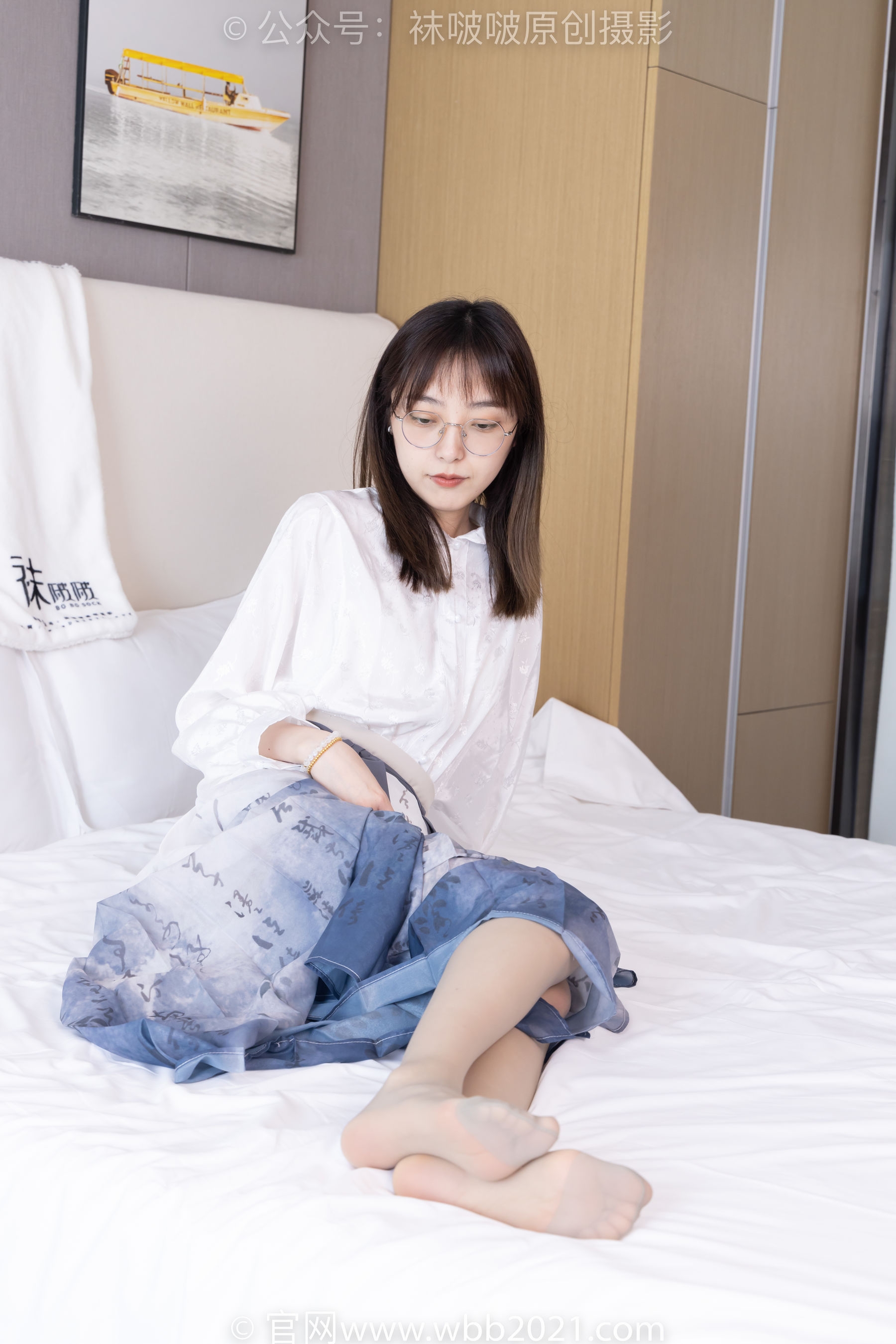 BoBoSocks袜啵啵 No.428 稚予 -皮鞋、灰丝_第4张