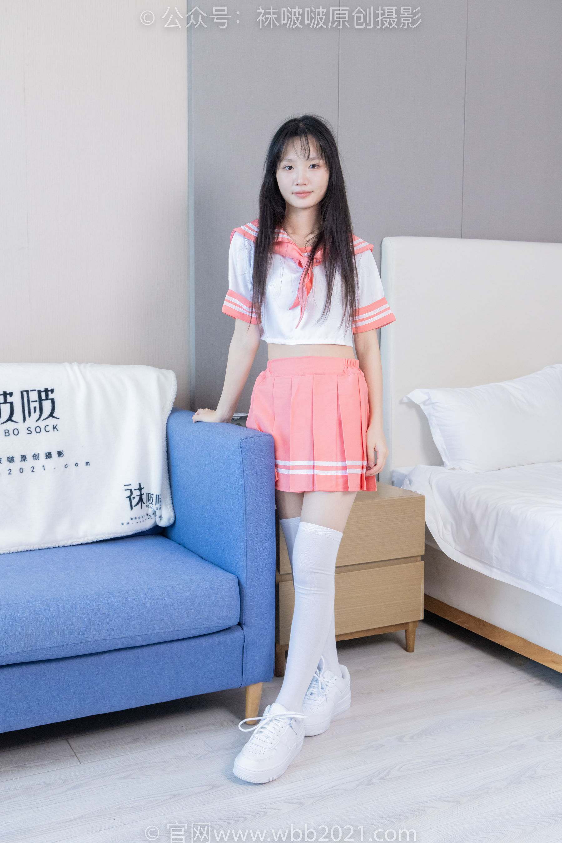 BoBoSocks袜啵啵 No.429 甜甜圈 -板鞋、白棉袜、过膝白棉袜_第1张