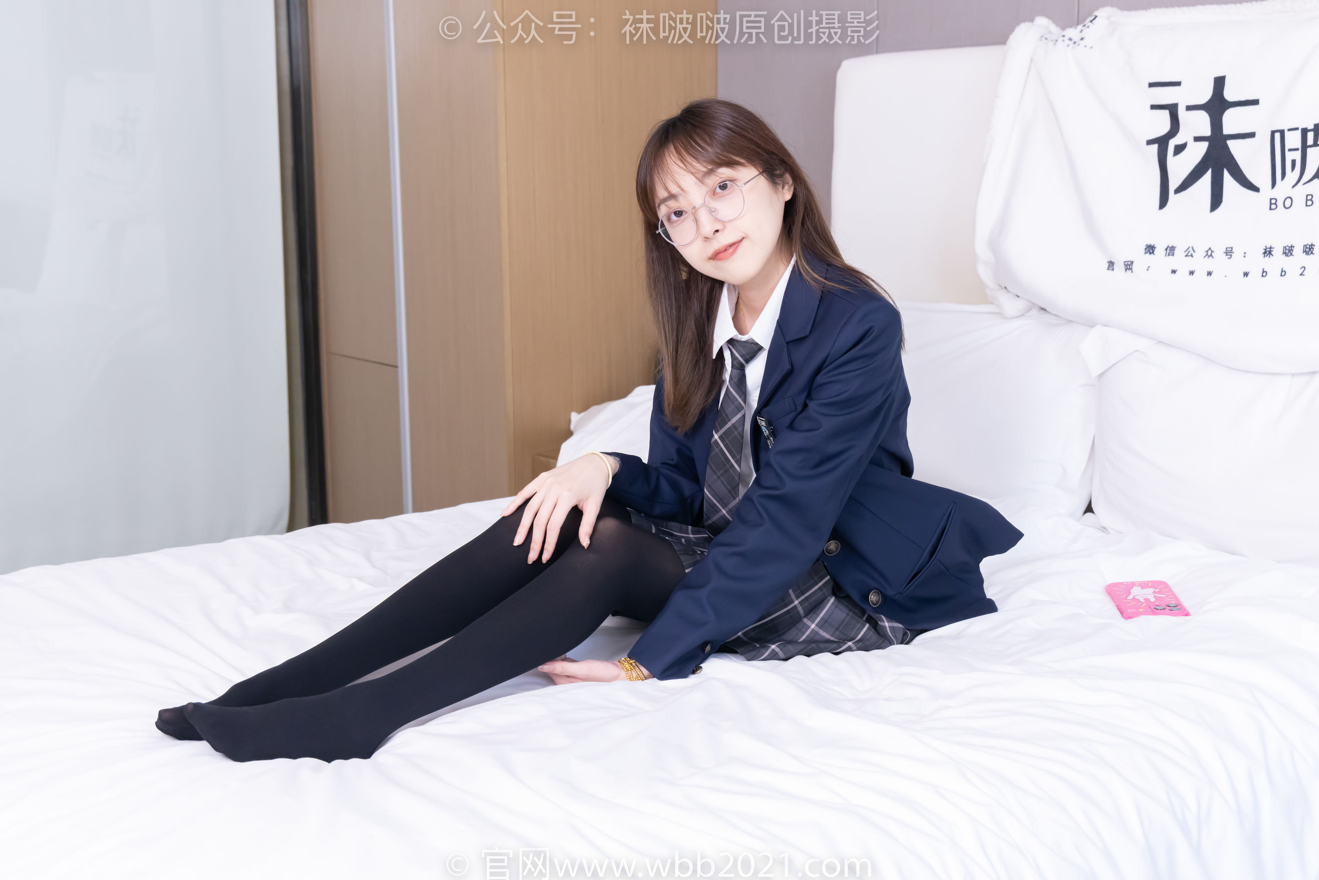 BoBoSocks袜啵啵 No.432 稚予 -皮鞋、厚黑丝、jk制服_第4张