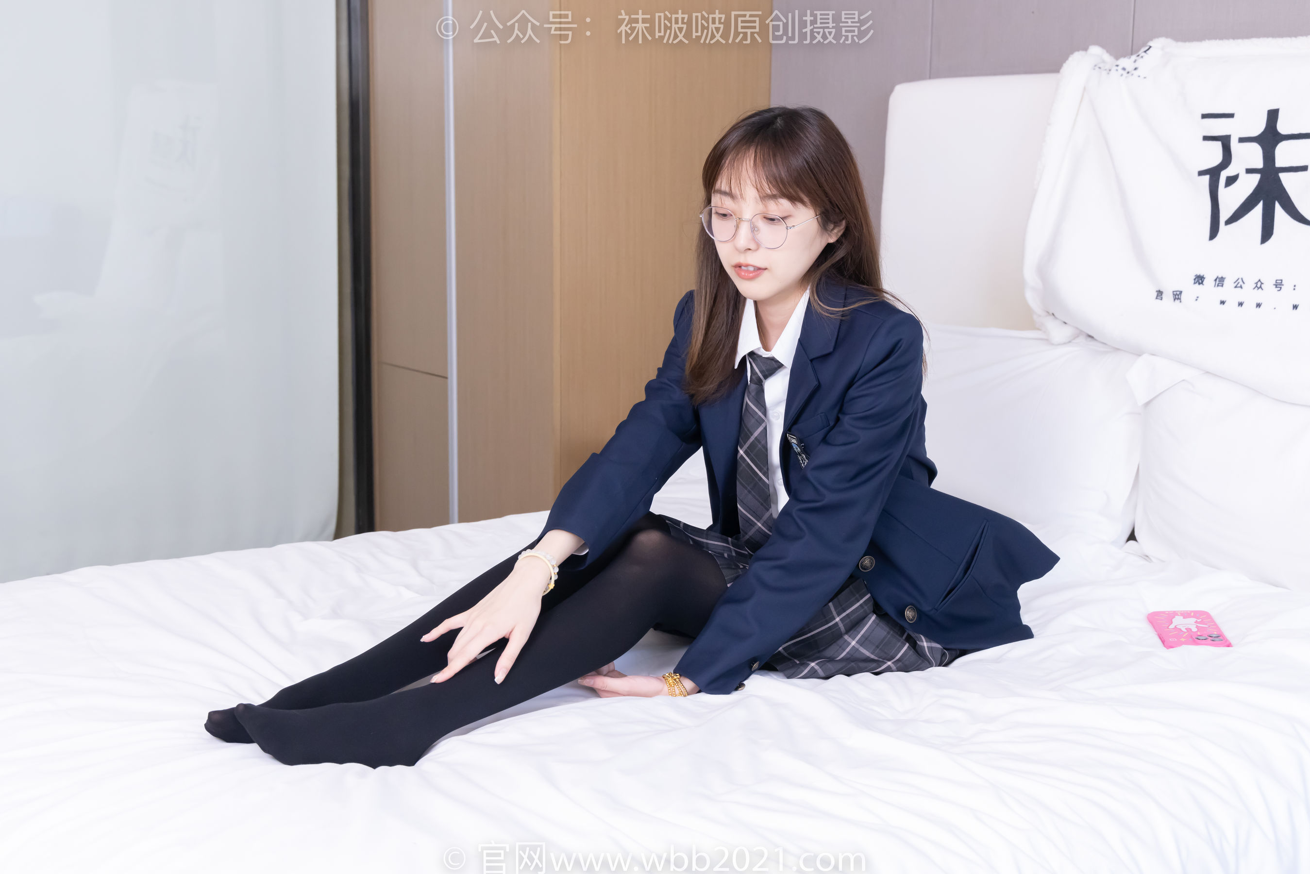 BoBoSocks袜啵啵 No.432 稚予 -皮鞋、厚黑丝、jk制服_第5张