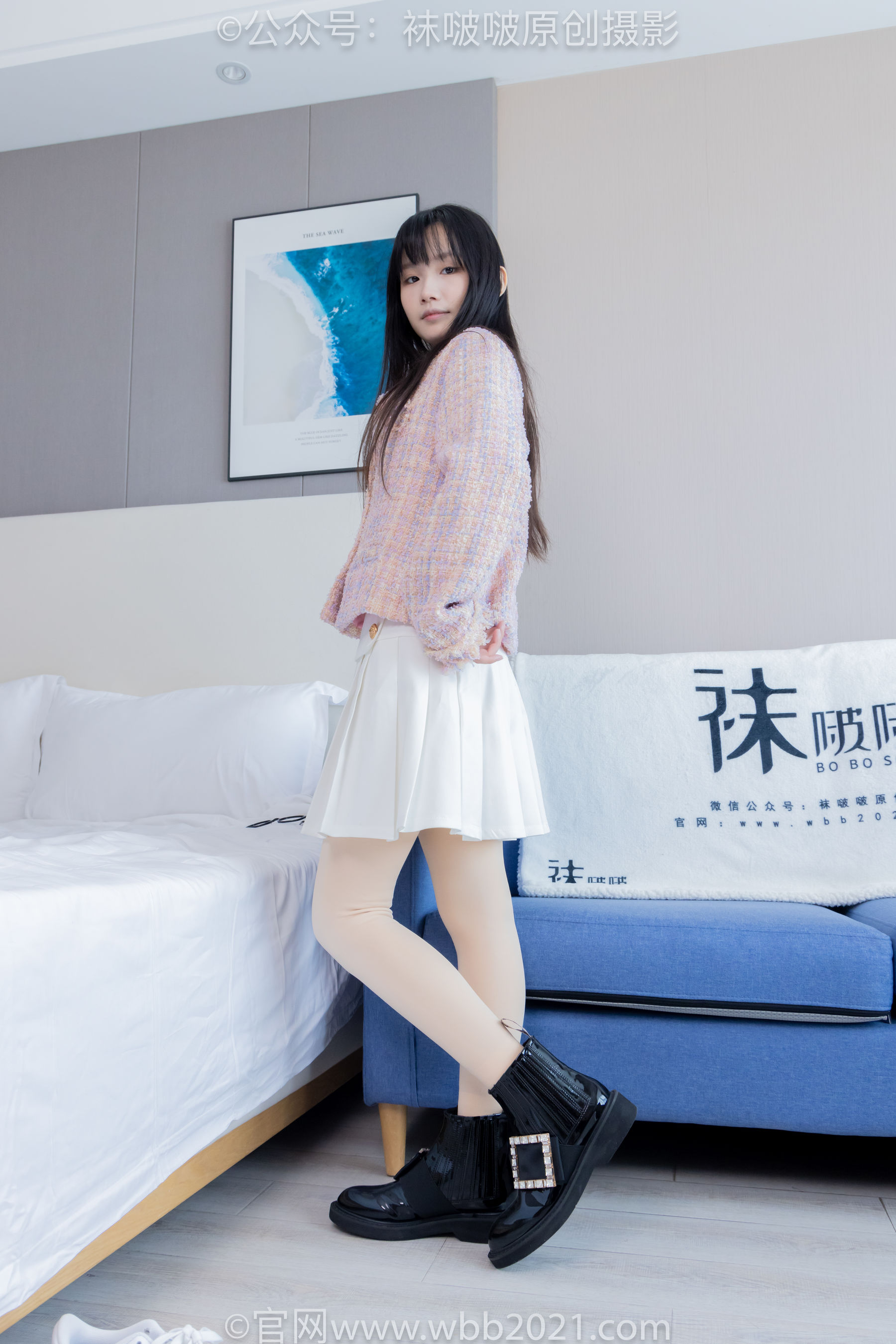 BoBoSocks袜啵啵 No.438 甜甜圈 -皮鞋、板鞋、白棉袜、黑色踩脚袜_第2张