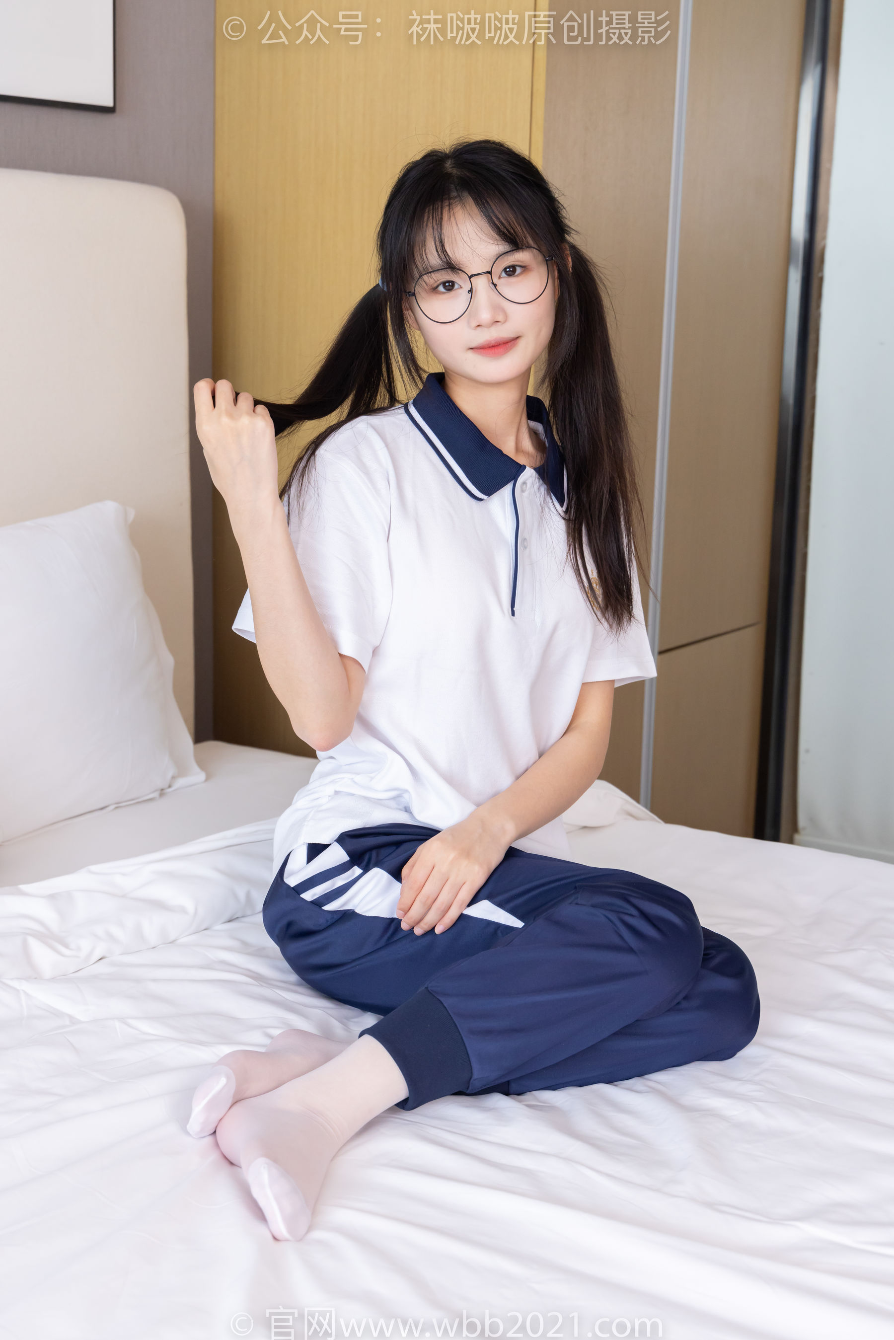 BoBoSocks袜啵啵 No.446 甜甜圈 板鞋、白棉袜、白丝、校服裤里丝_第5张