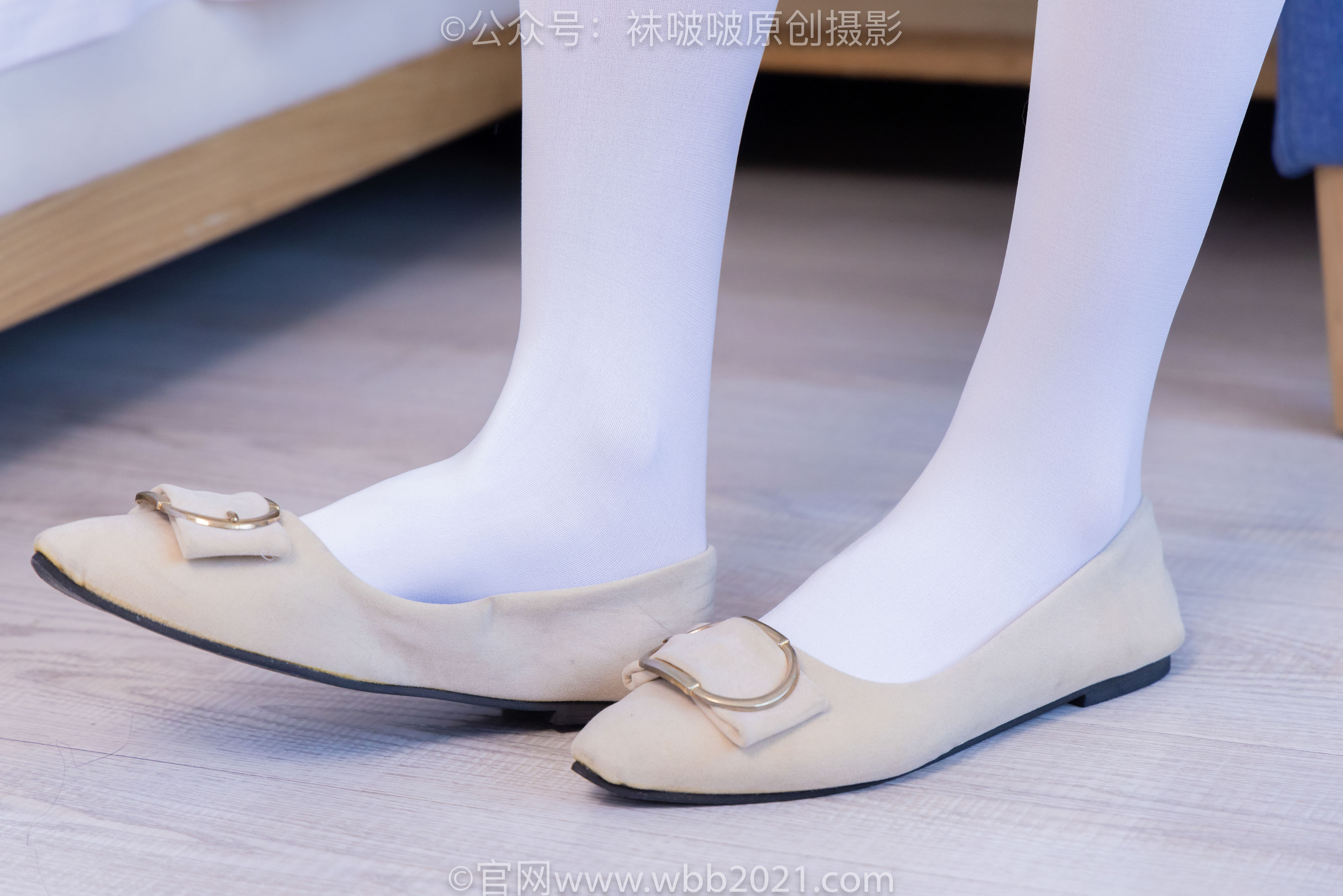 BoBoSocks袜啵啵 No.452 奶油 -平底鞋、帆布鞋、白棉袜、厚白丝、肉丝_第2张