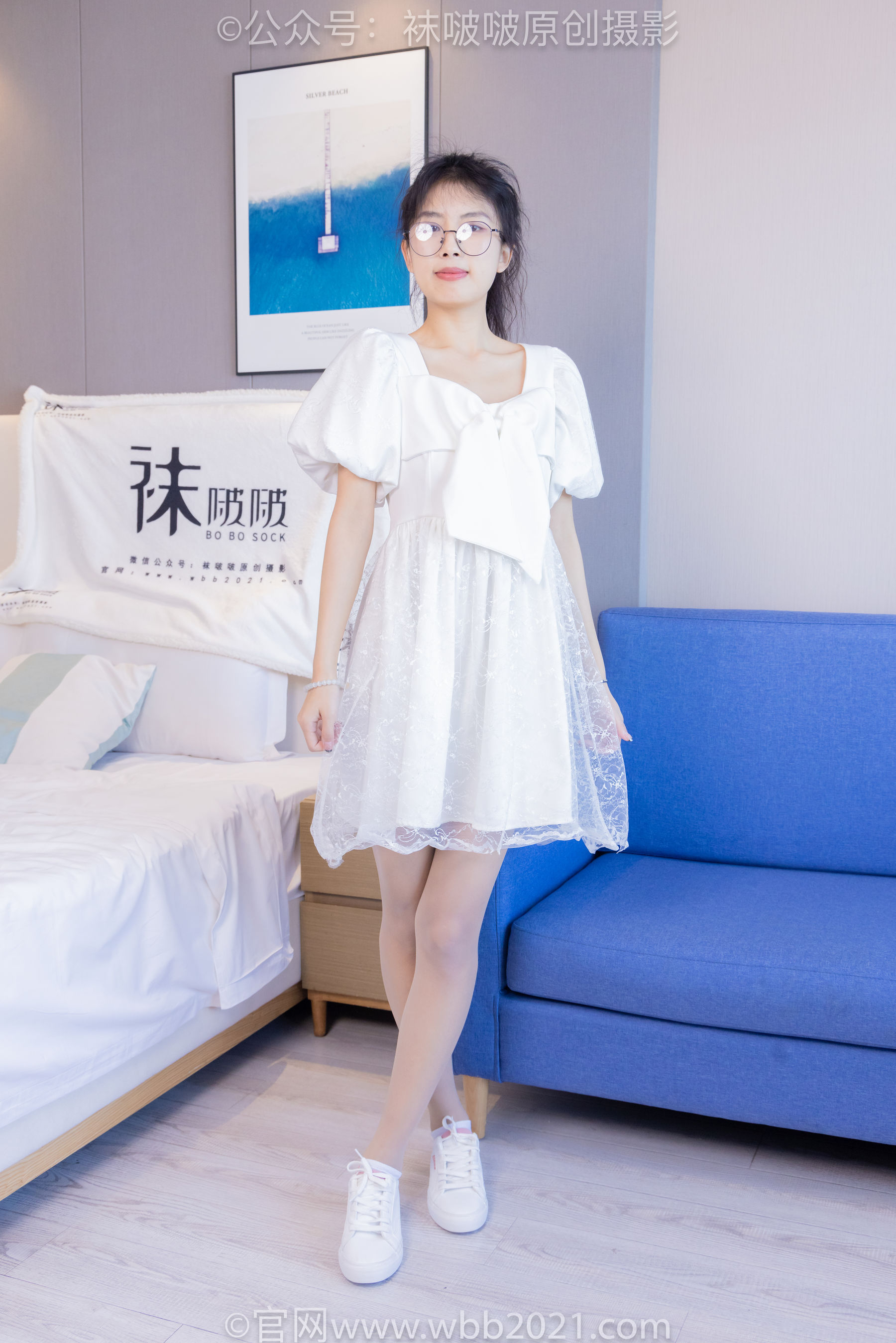 BoBoSocks袜啵啵 No.452 奶油 -平底鞋、帆布鞋、白棉袜、厚白丝、肉丝_第4张