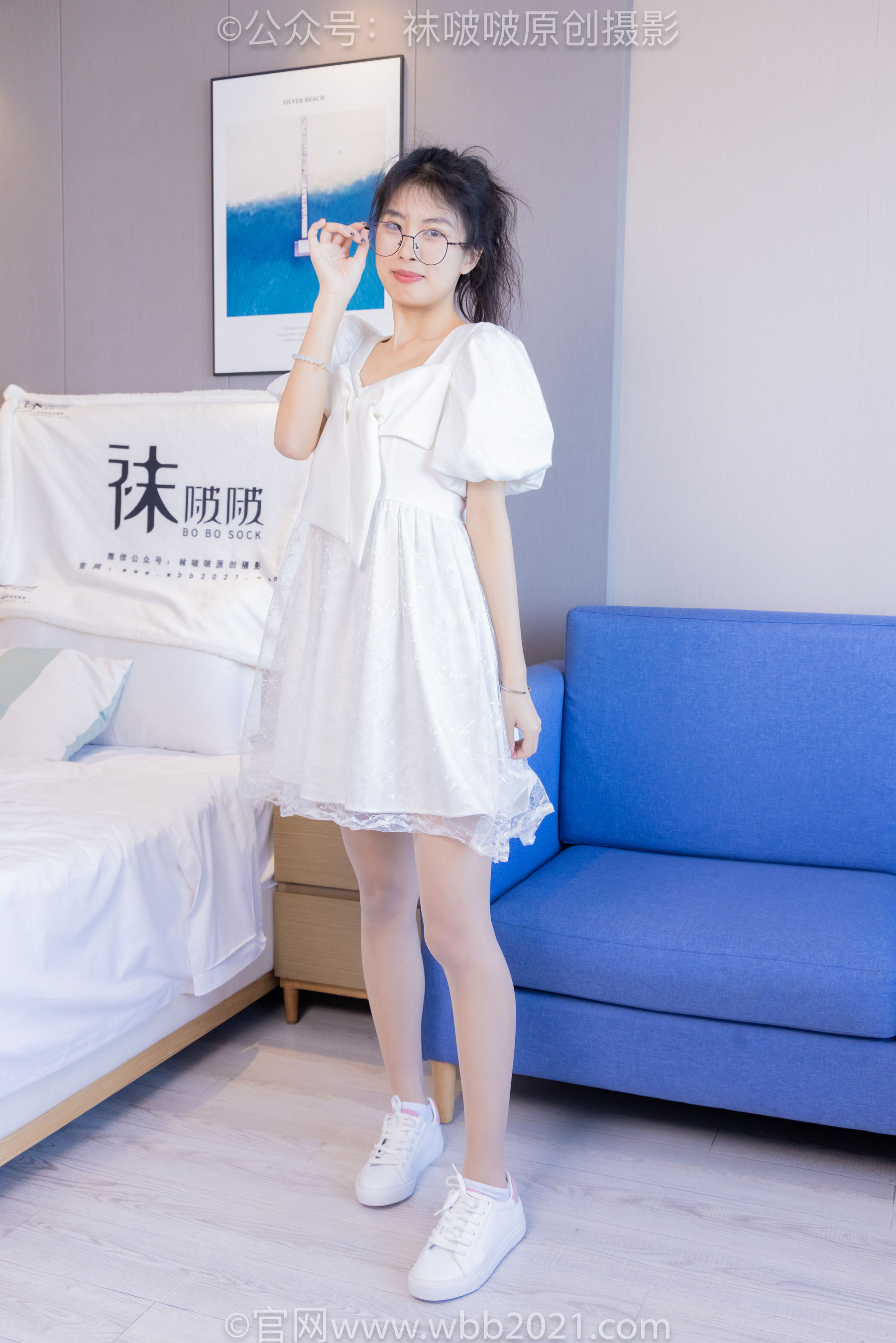 BoBoSocks袜啵啵 No.452 奶油 -平底鞋、帆布鞋、白棉袜、厚白丝、肉丝_第5张