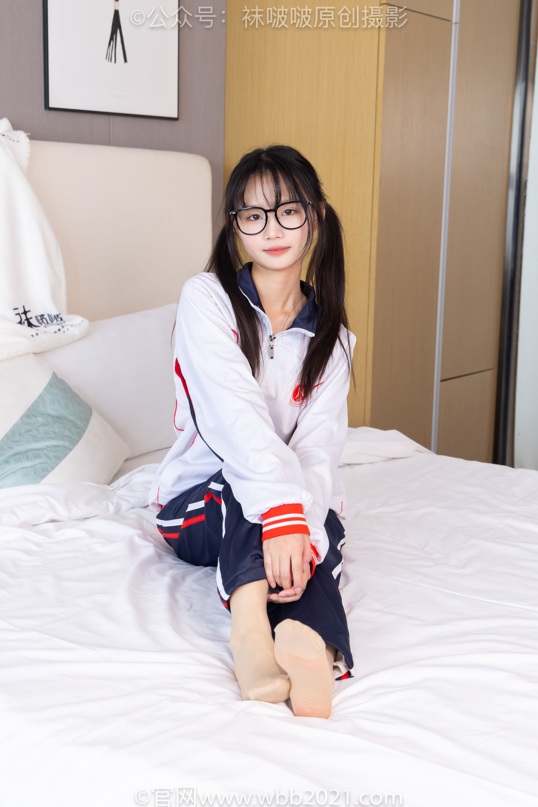 BoBoSocks袜啵啵 No.458 甜甜圈 -板鞋、白棉袜、肉丝、校服裤里丝_第3张