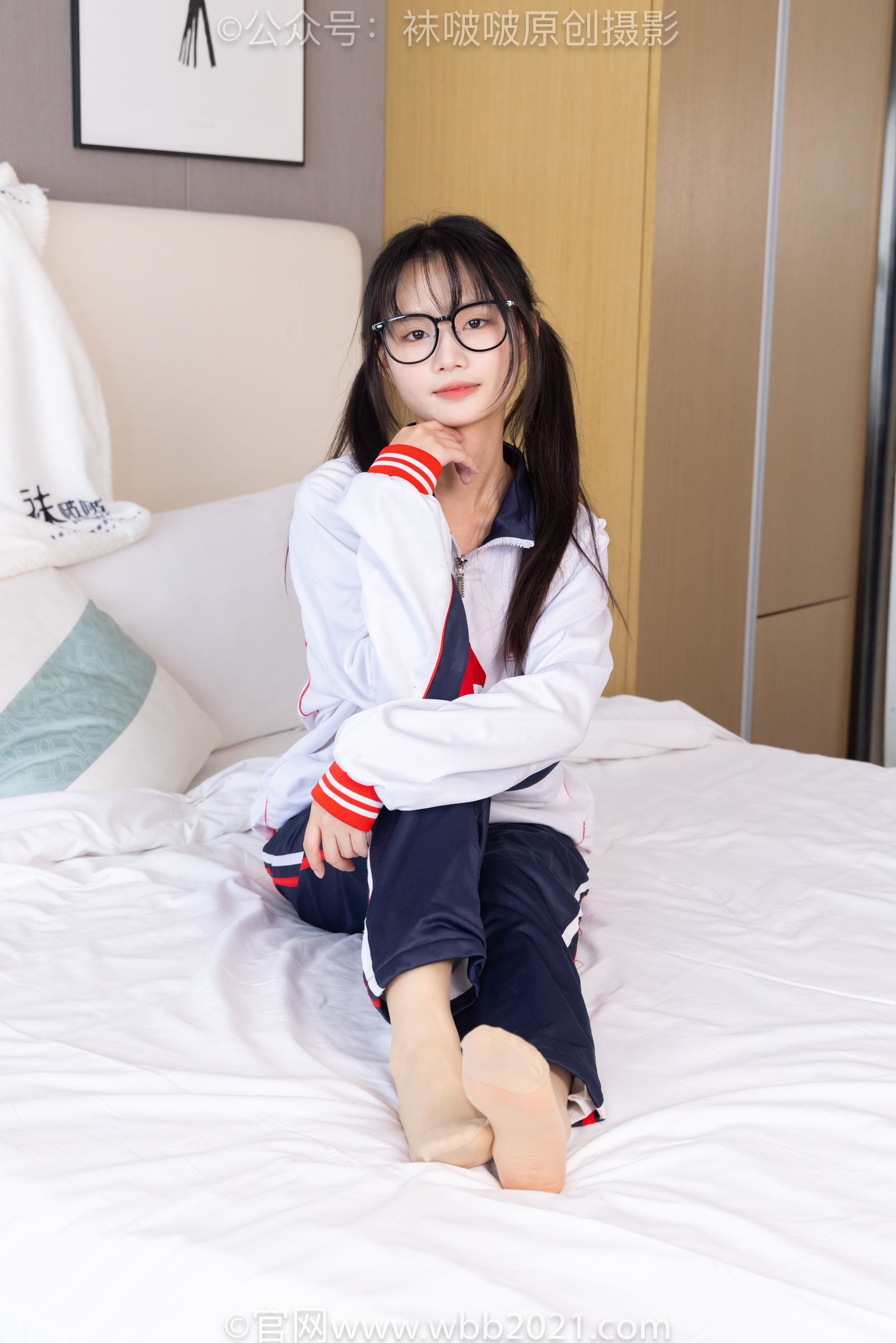 BoBoSocks袜啵啵 No.458 甜甜圈 -板鞋、白棉袜、肉丝、校服裤里丝_第4张