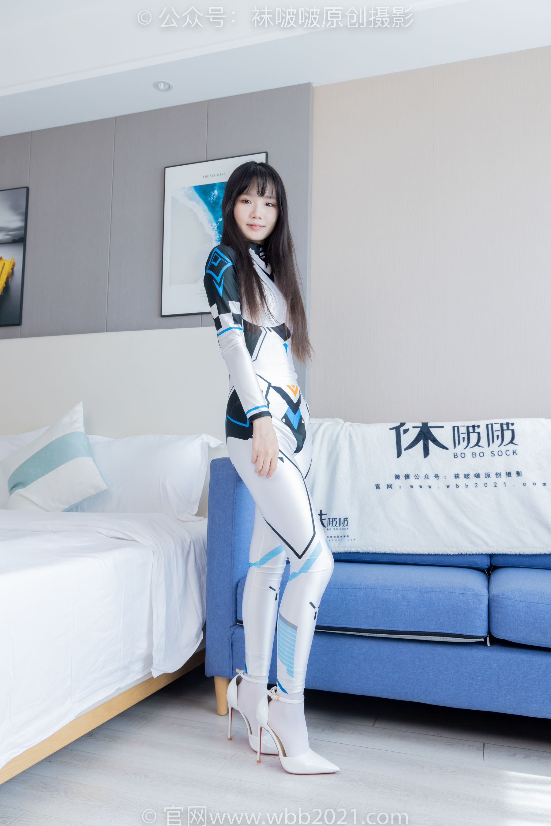 BoBoSocks袜啵啵 No.463 甜甜圈 -高跟鞋、厚白丝、裸足、连体衣裤里丝_第1张