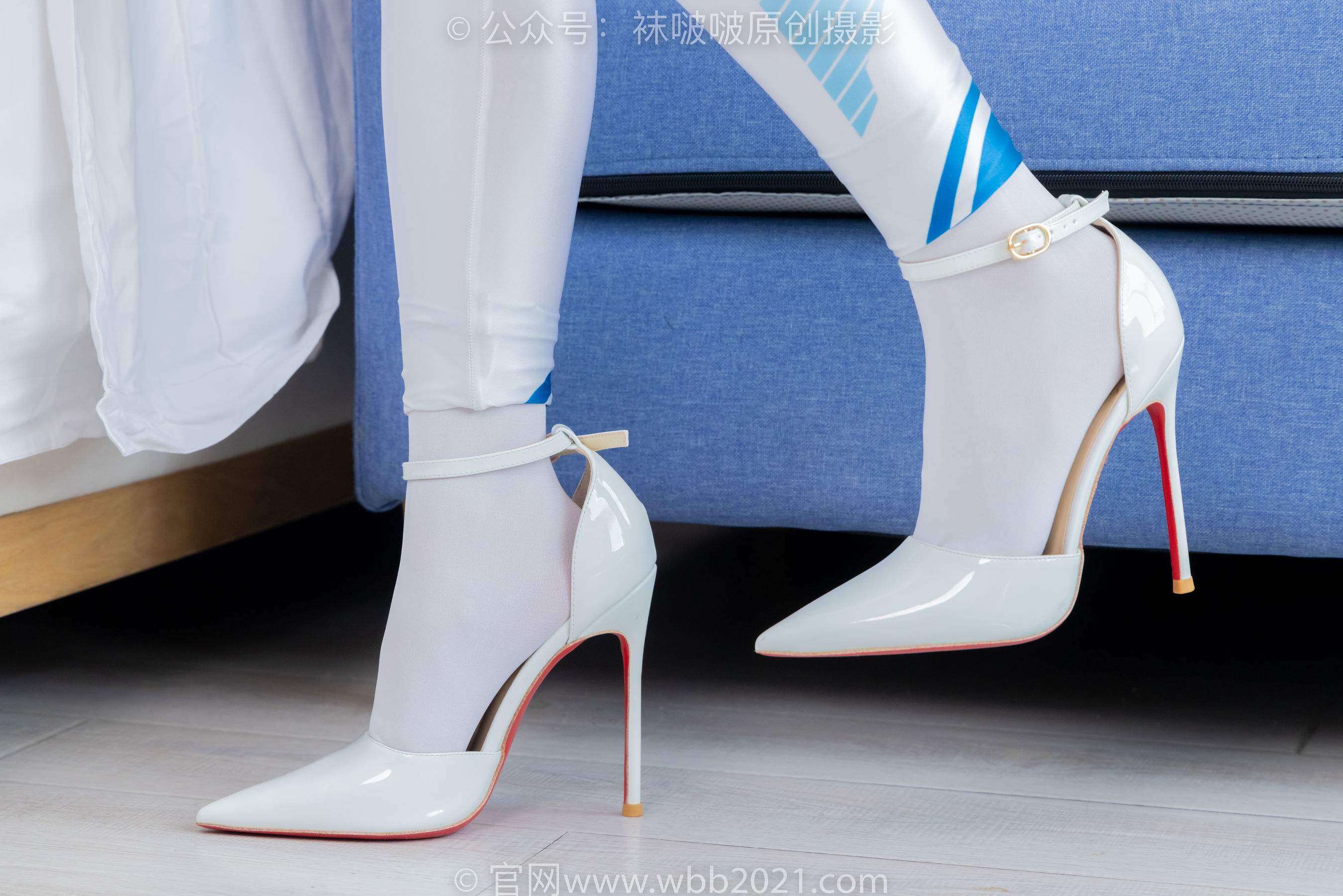 BoBoSocks袜啵啵 No.463 甜甜圈 -高跟鞋、厚白丝、裸足、连体衣裤里丝_第2张