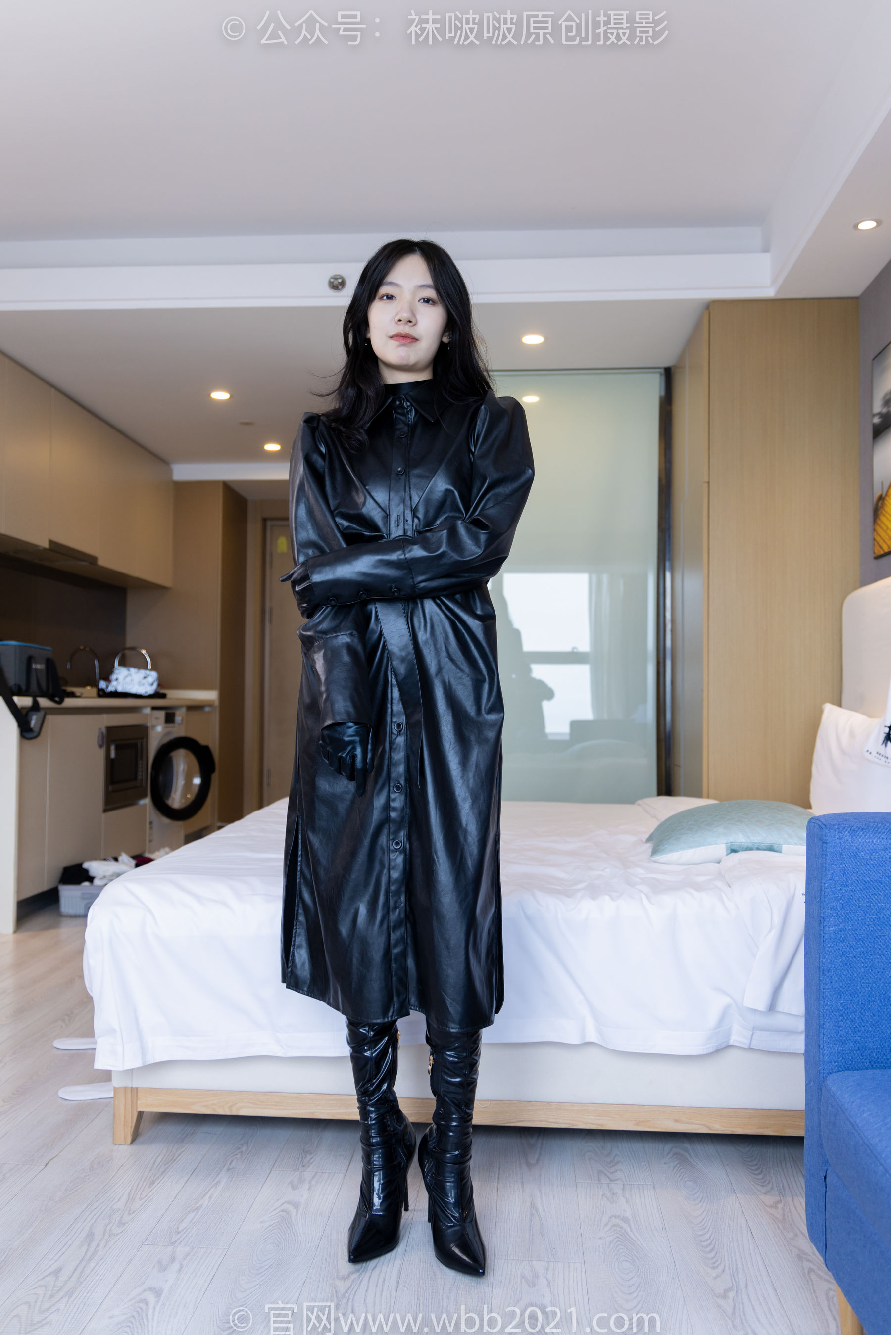 BoBoSocks袜啵啵 No.474 小甜豆 - 高跟长靴、黑丝、皮衣连体衣裤里丝_第1张