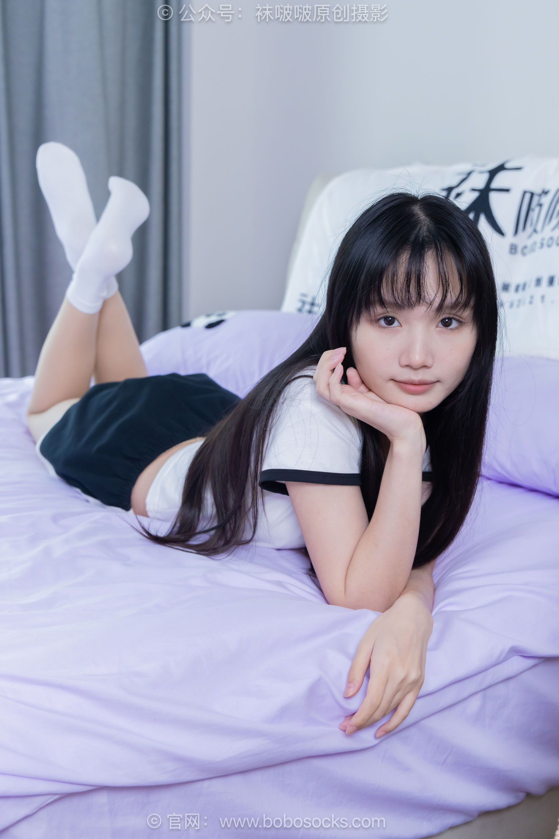 BoBoSocks袜啵啵 No.488 甜甜圈 板鞋、白棉袜、薄肉丝_第5张