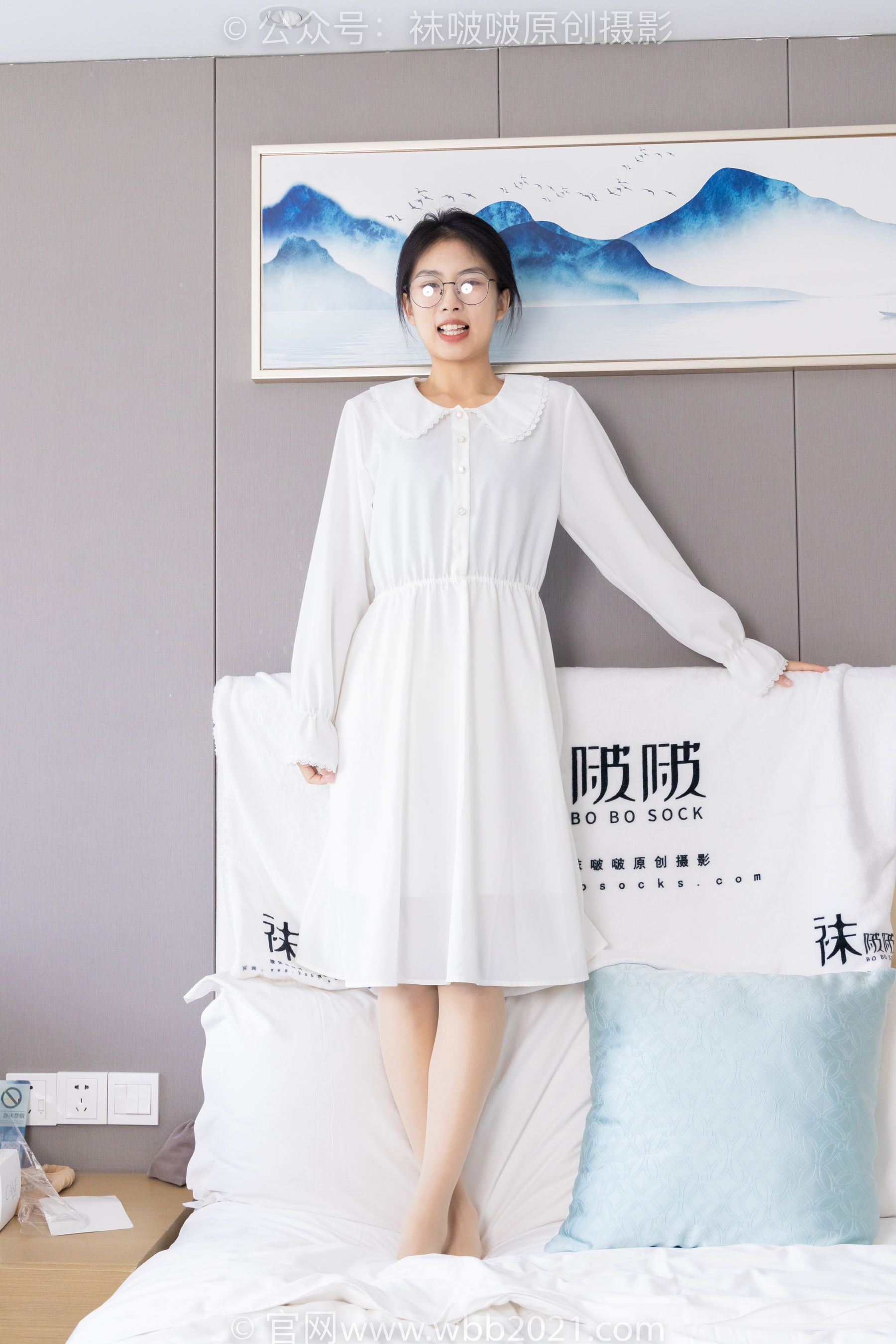 BoBoSocks袜啵啵 No.494 奶油 - 帆布鞋、薄肉丝、薄肉丝踩小蛋糕剧情_第5张