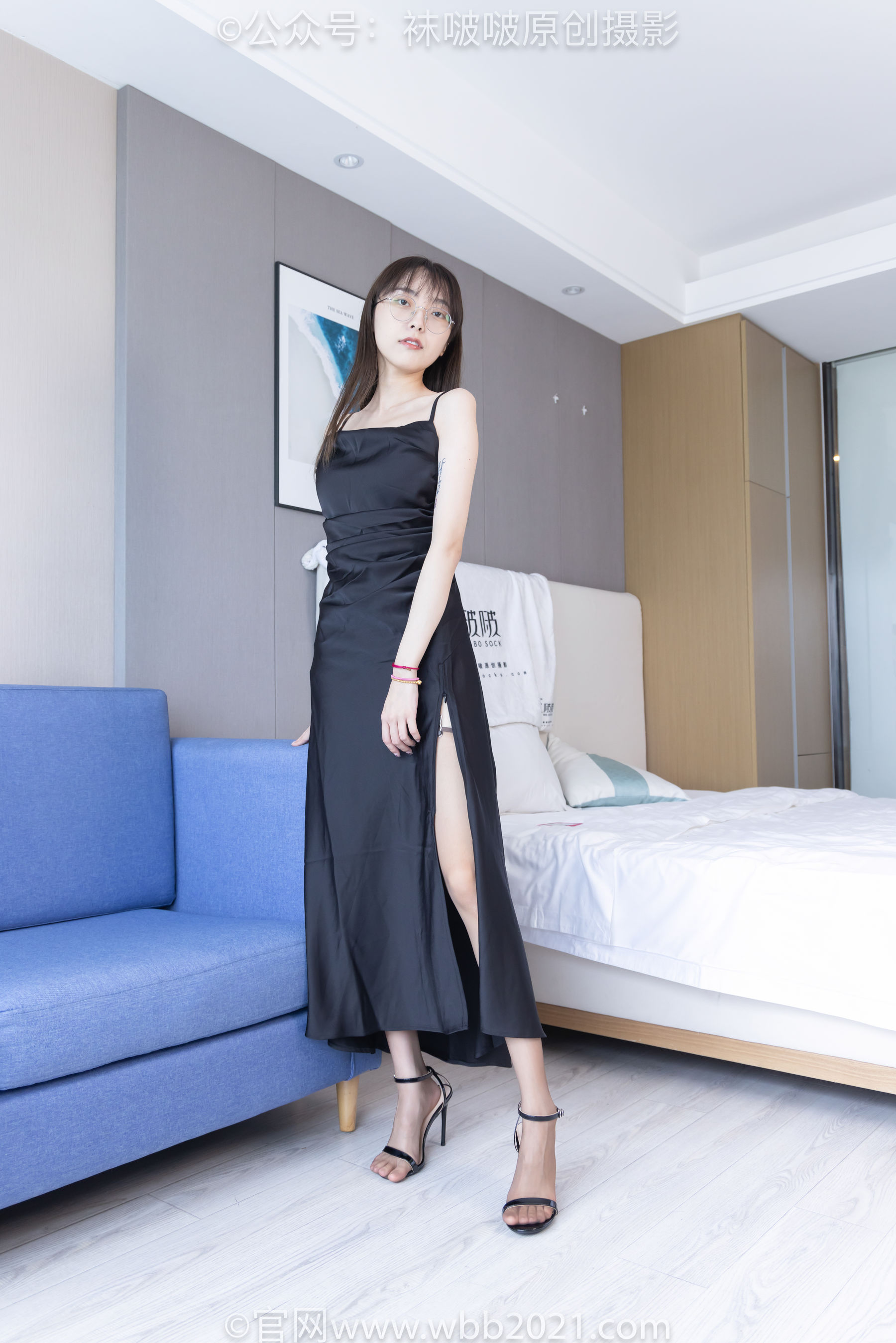 BoBoSocks袜啵啵 No.502 稚予 高跟凉鞋、棕色大腿丝、肉色大腿丝_第1张