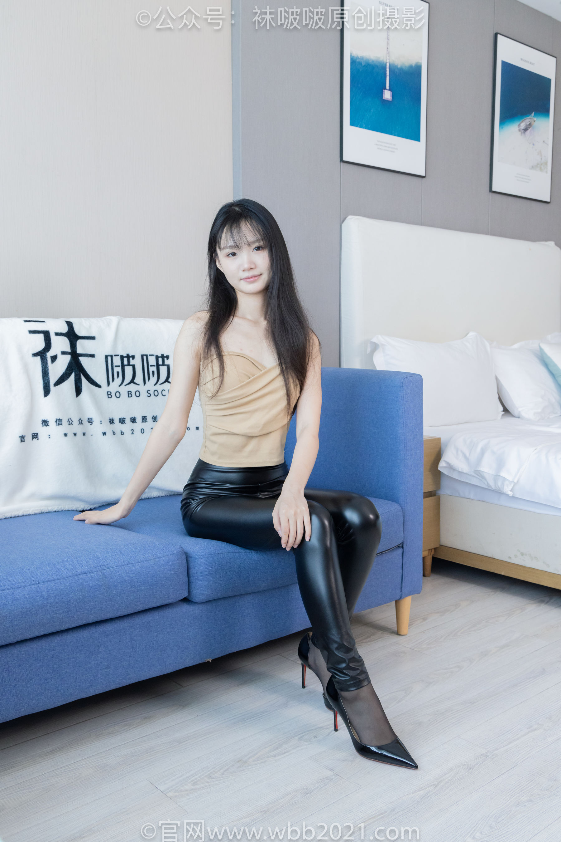 BoBoSocks袜啵啵 No.515 甜甜圈 - 高跟鞋、薄黑丝、皮裤裤里丝_第1张