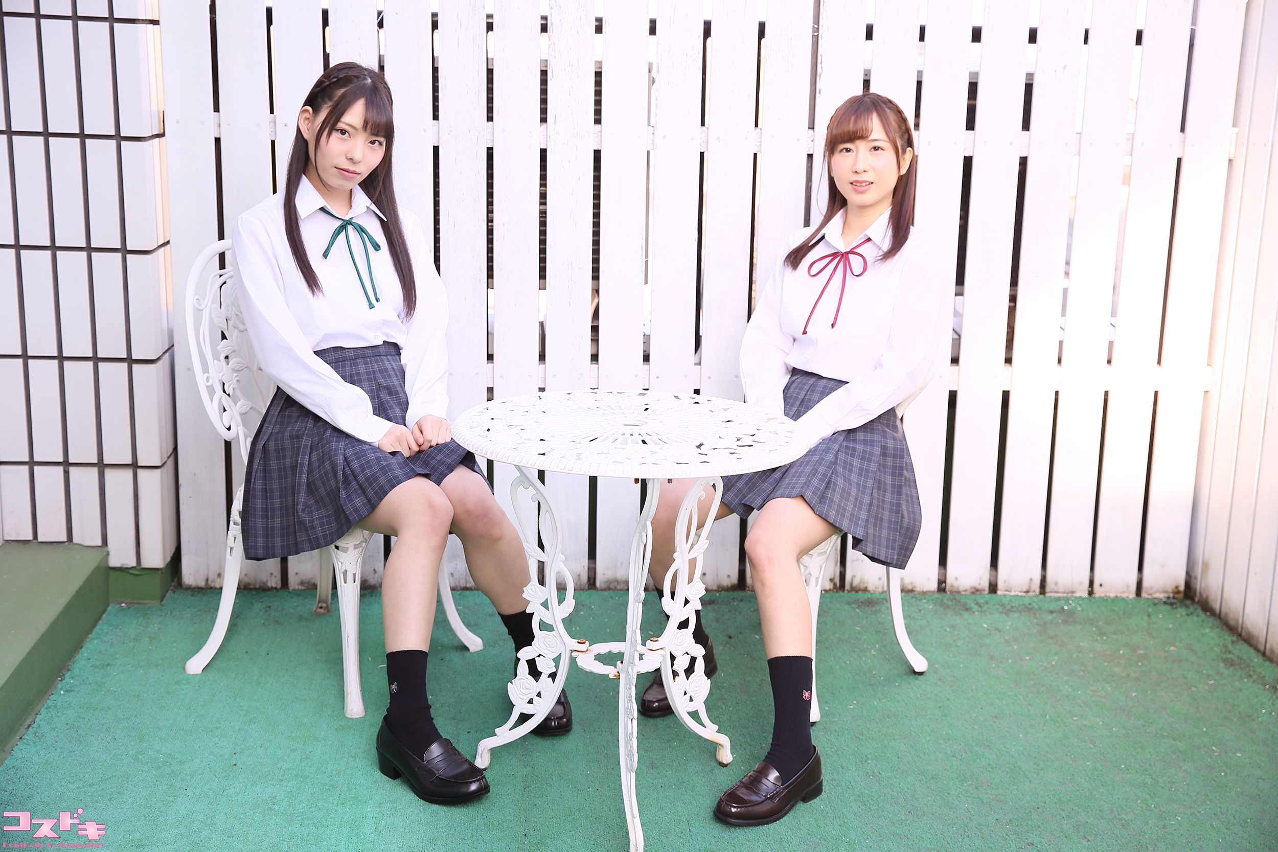 [Cosdoki] Sora Izumi 泉水蒼空2 & Chiaki Narumi 鳴海千秋2 izuminarumi_pic_seifuku1_第1张