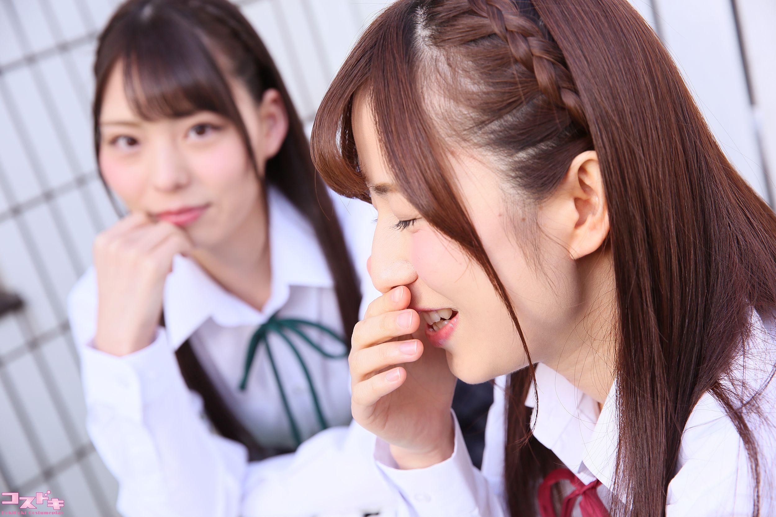 [Cosdoki] Sora Izumi 泉水蒼空2 & Chiaki Narumi 鳴海千秋2 izuminarumi_pic_seifuku1_第4张