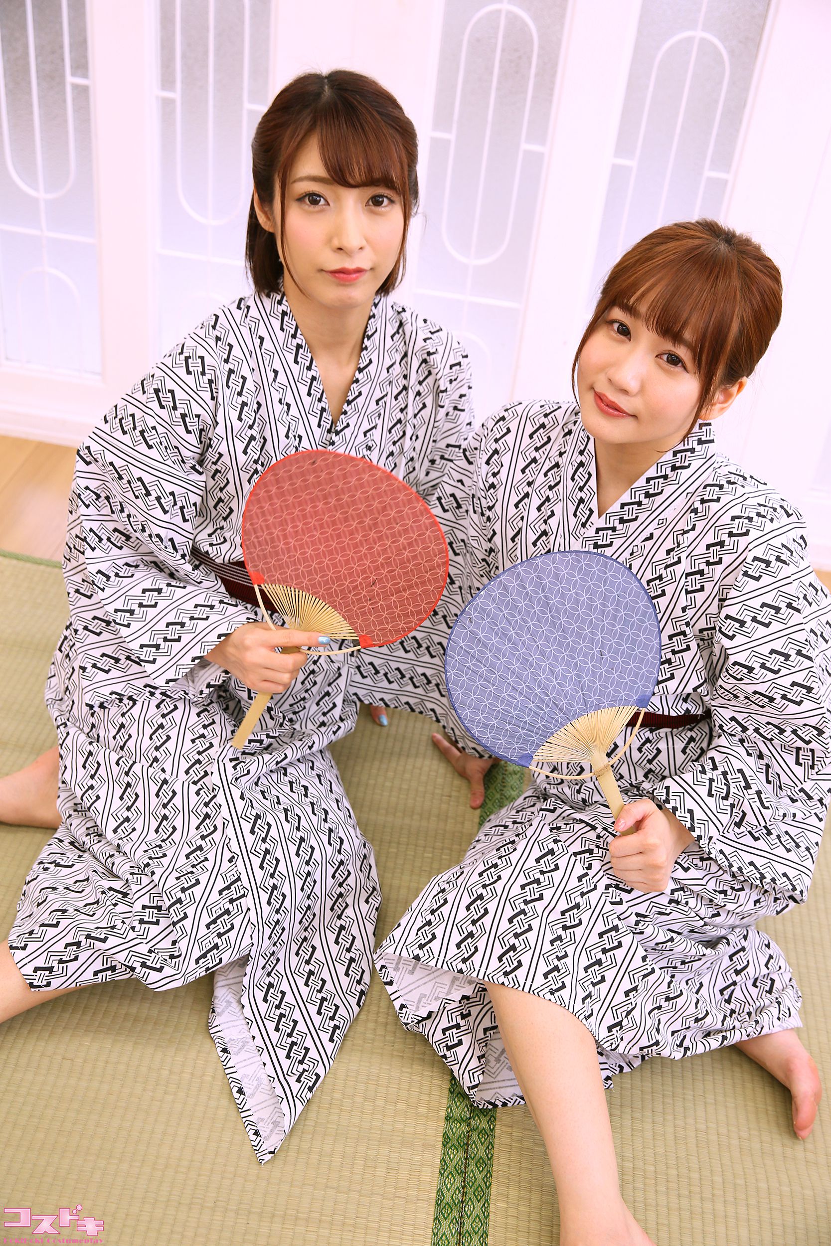 [Cosdoki] Yuri Shinomiya 篠宮ゆり x Miku Abeno 阿部乃みく abenoshinomiya_pic_yukata1_第1张