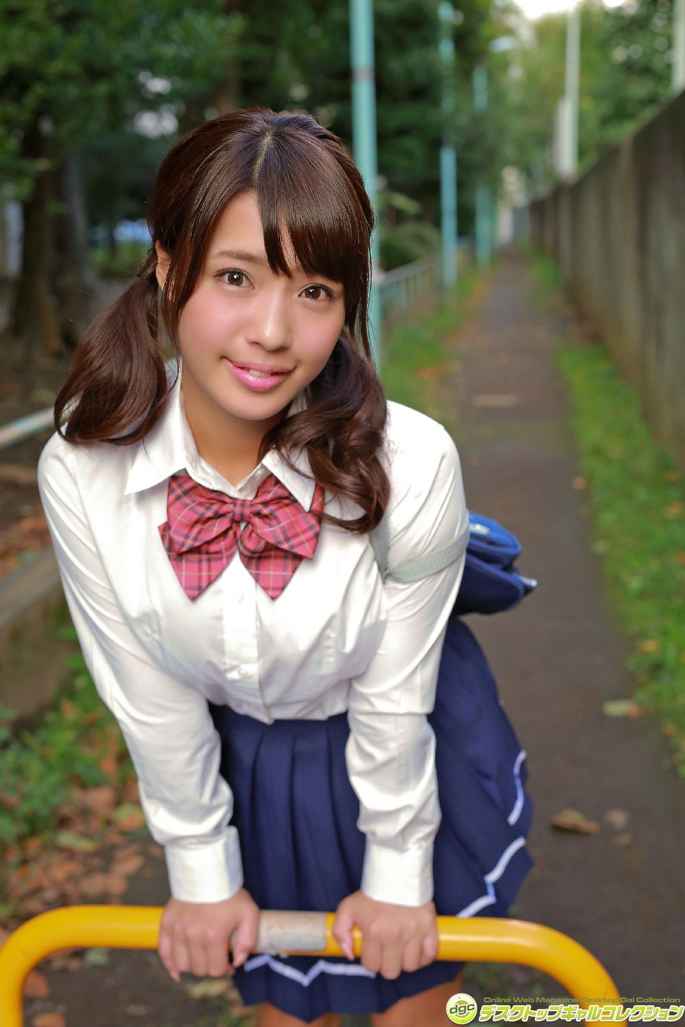 橋本梨菜《制服がはち切れるほどの大迫力Gカップ!》 [DGC] NO.1290_第2张