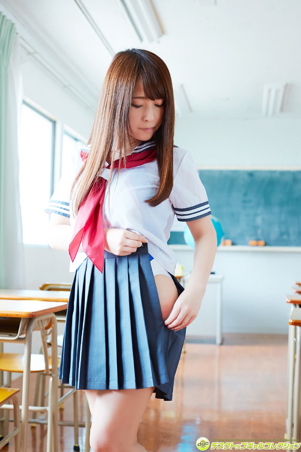 神田美晴《92cm透明感のある色白Hカップグラドル》 [DGC] NO.1334_第5张