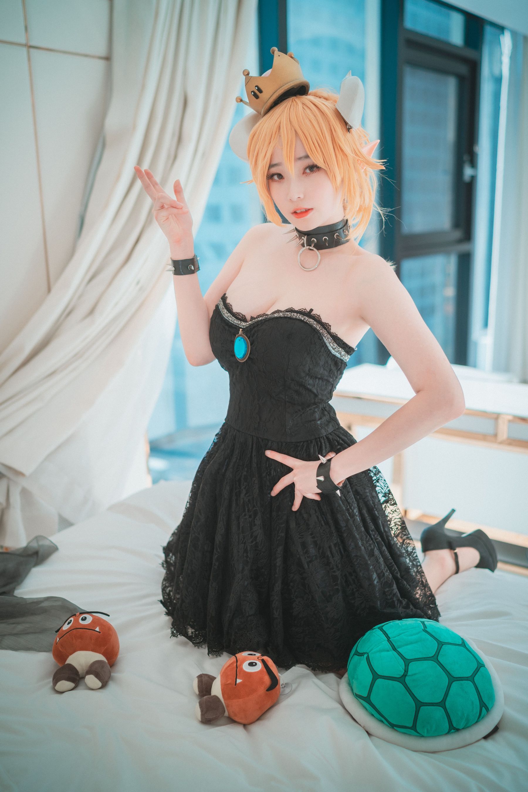 [DJAWA]  BamBi - Halloween with Bowsette 写真套图_第5张