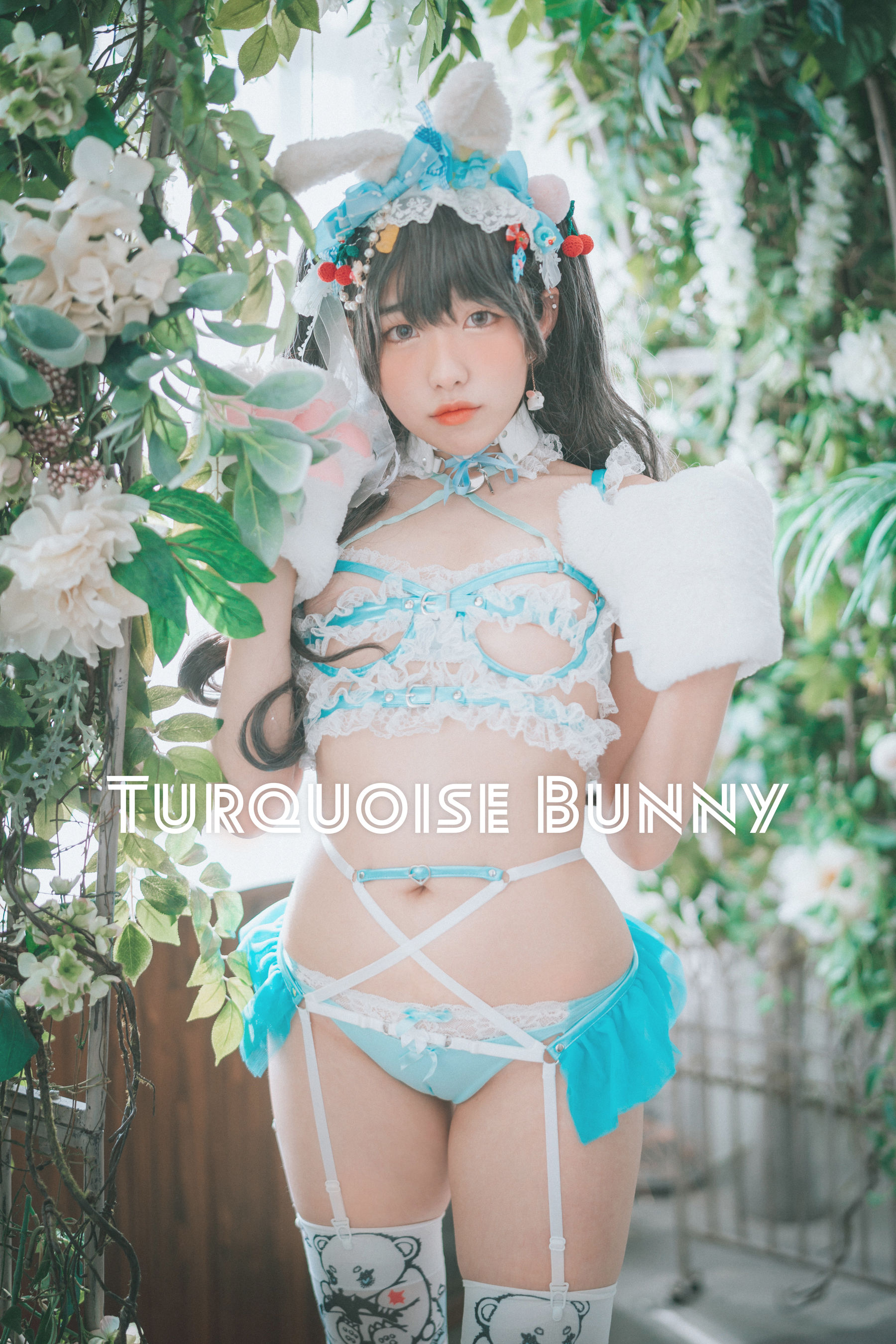 [DJAWA]  Sonson - Turquoise Bunny 写真套图_第1张